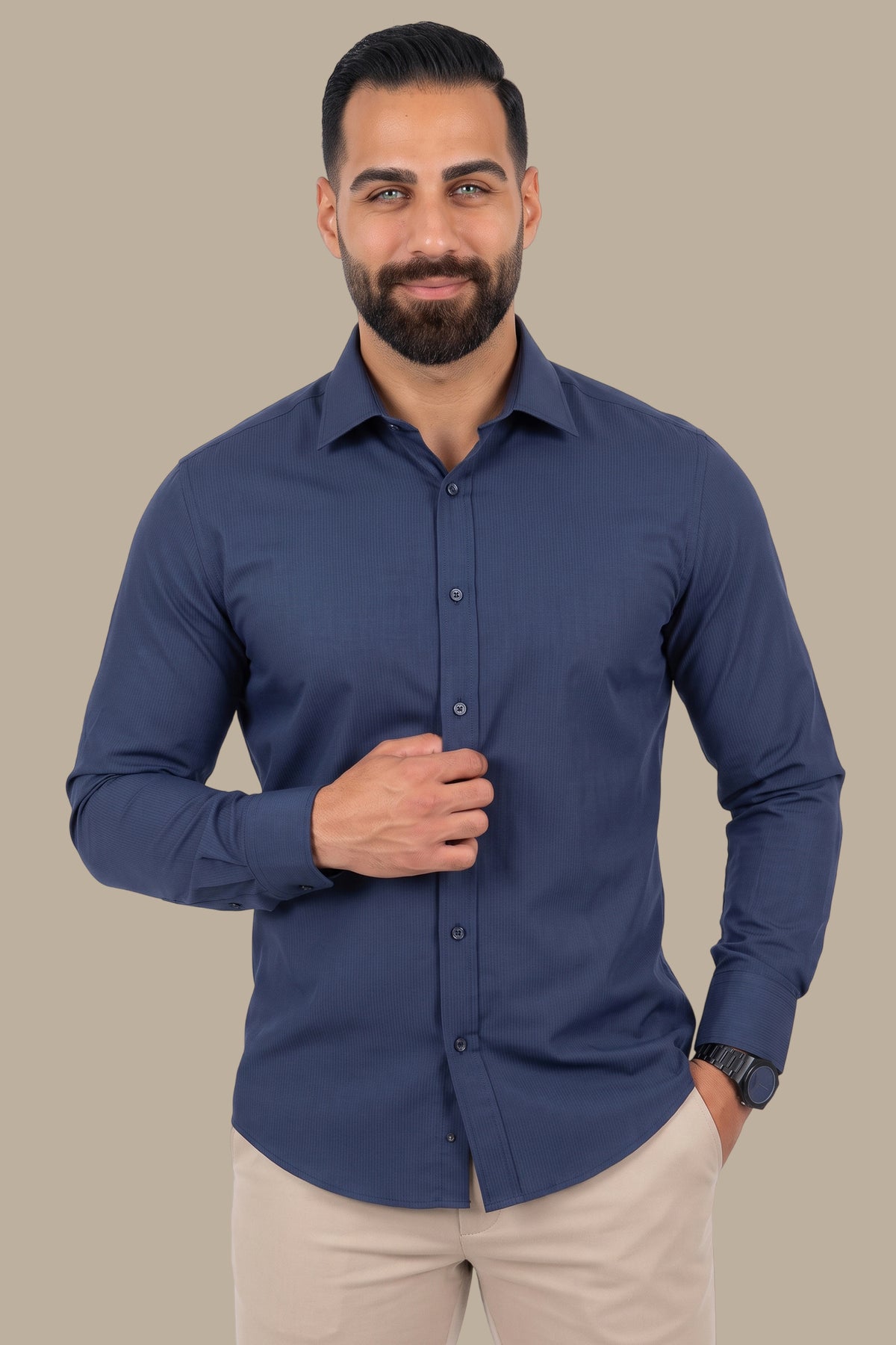 Corded Stripe Shirt