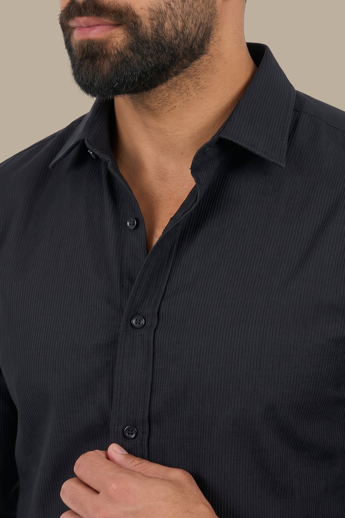 Corded Stripe Shirt
