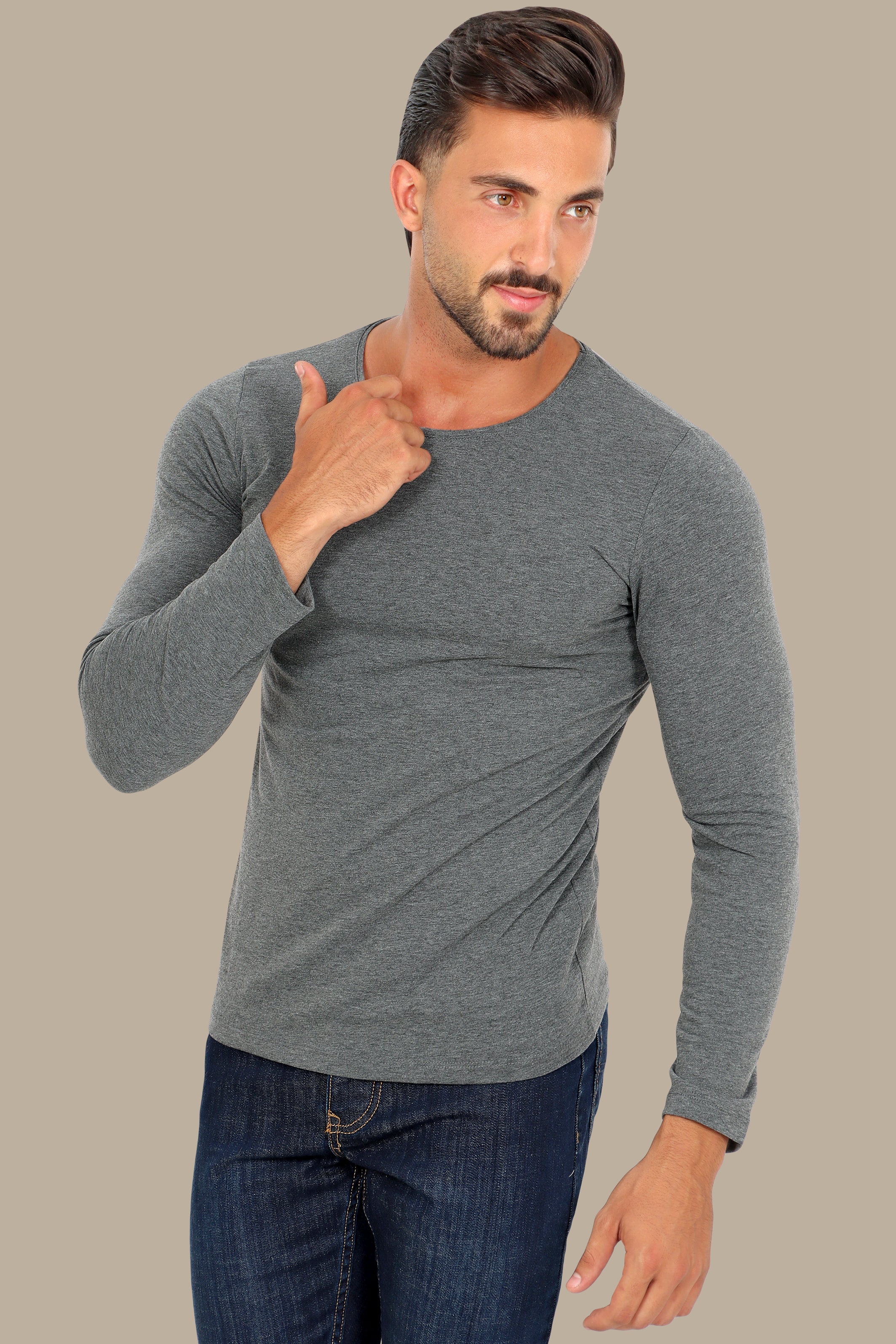 Charcoal Classic Long Sleeve T-Shirt