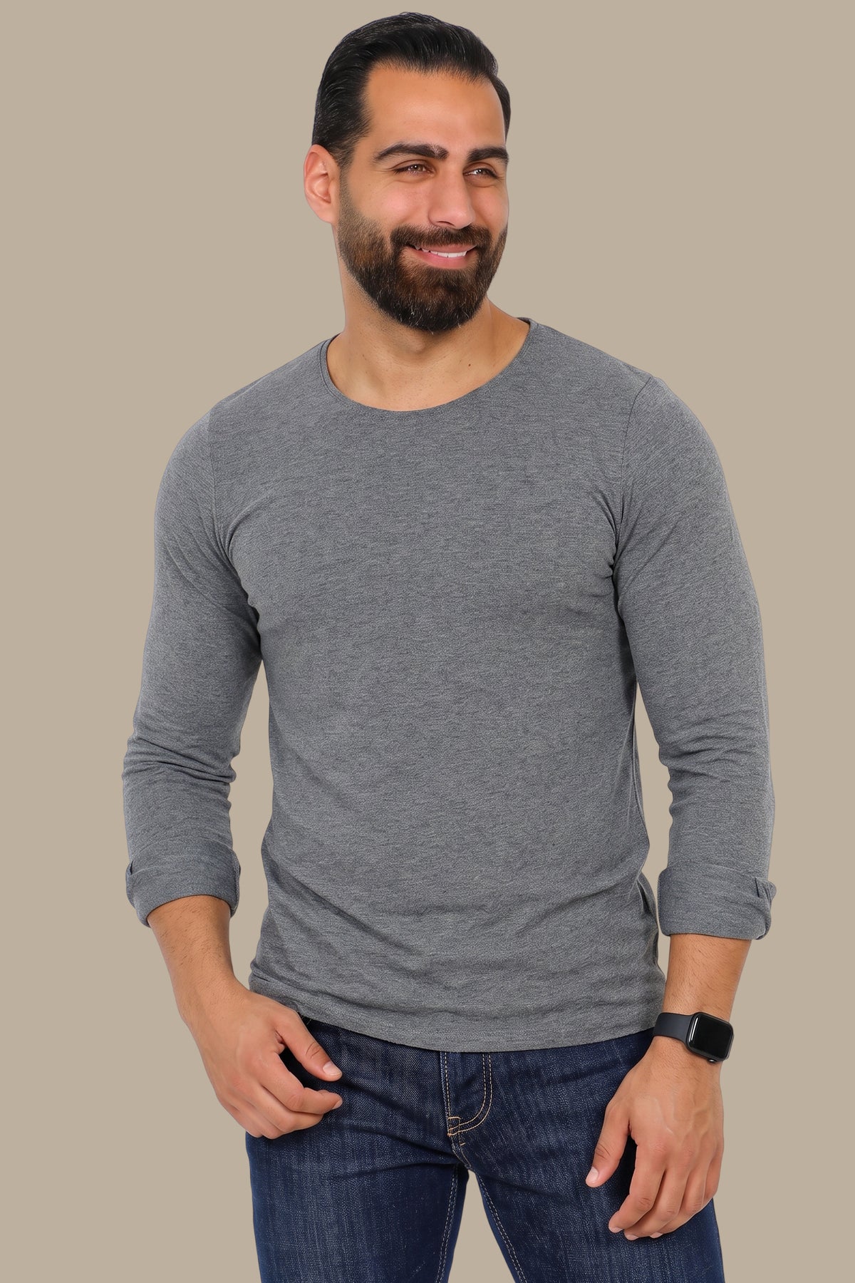 Charcoal Classic Long Sleeve T-Shirt