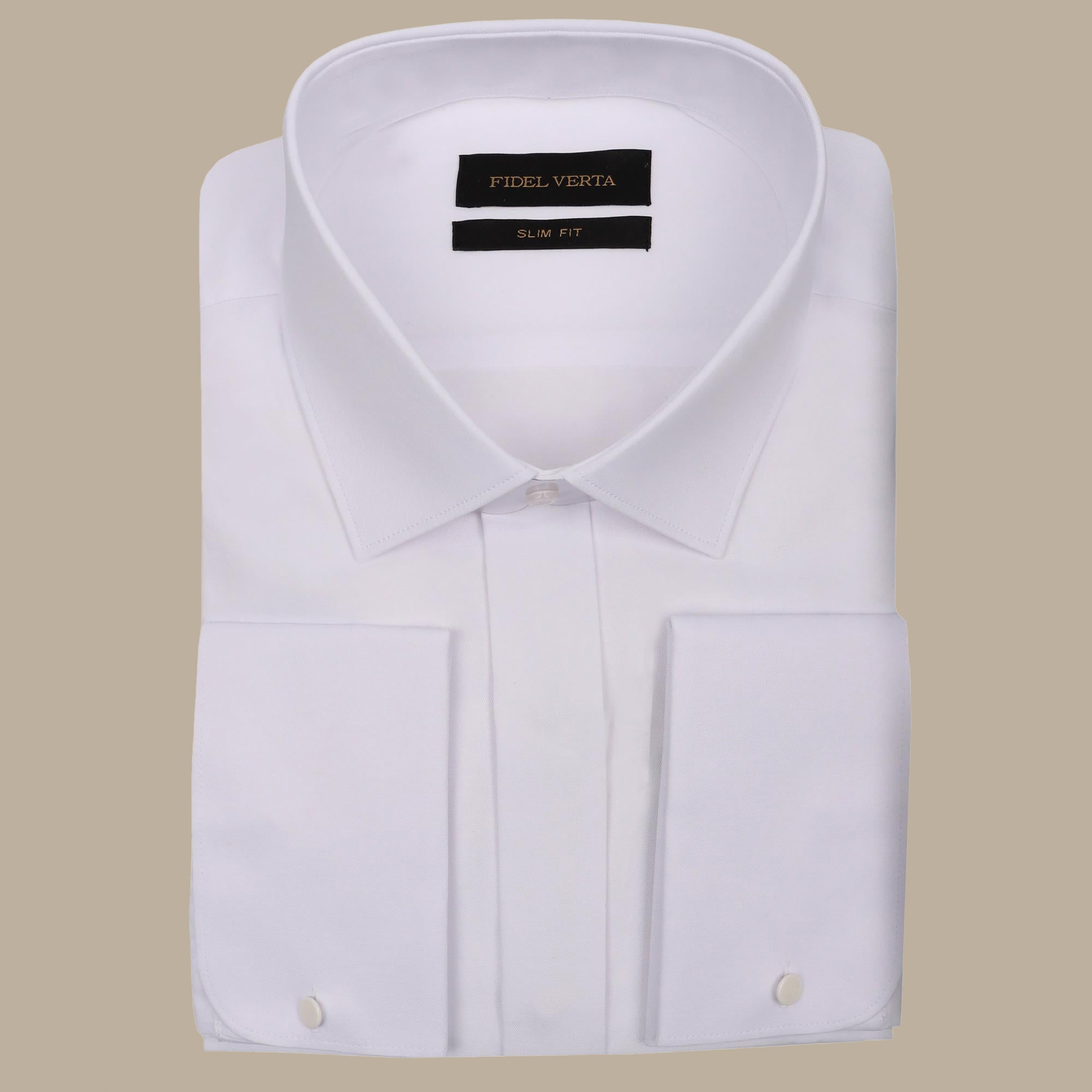 Shirt Hidden Buttons Cufflinks | White