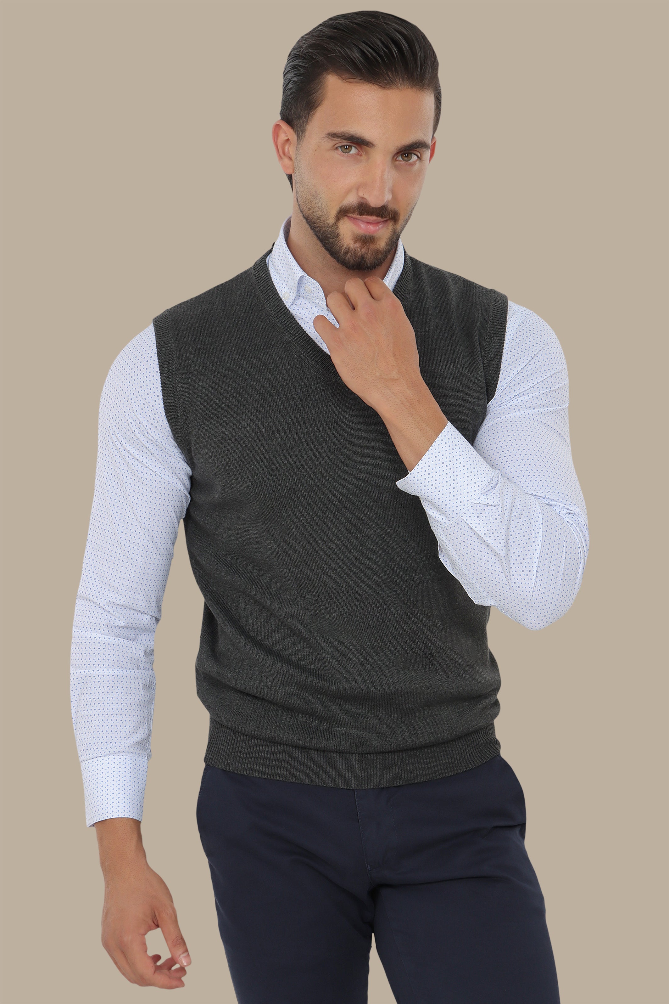 Grey Sweater Vest