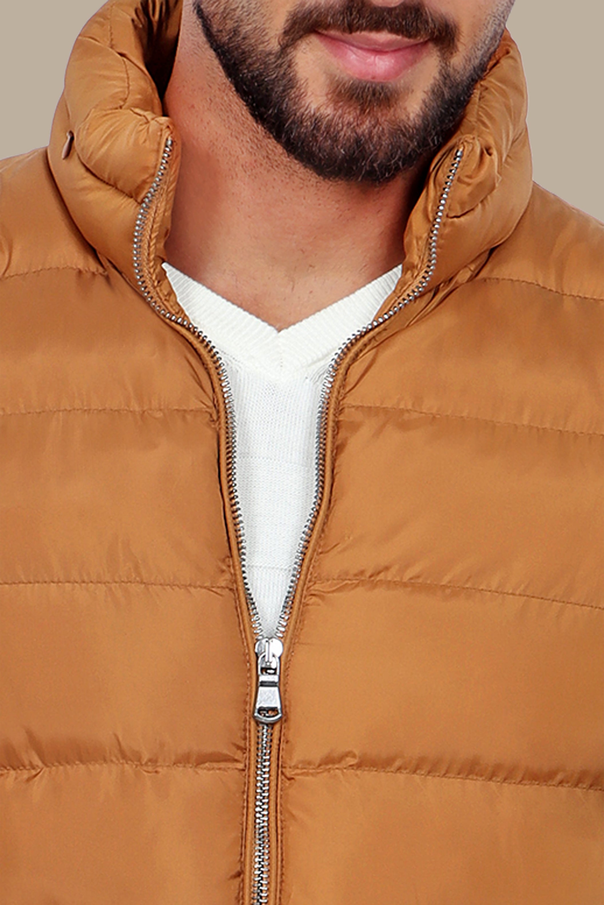 Havane Plain Puffer Vest