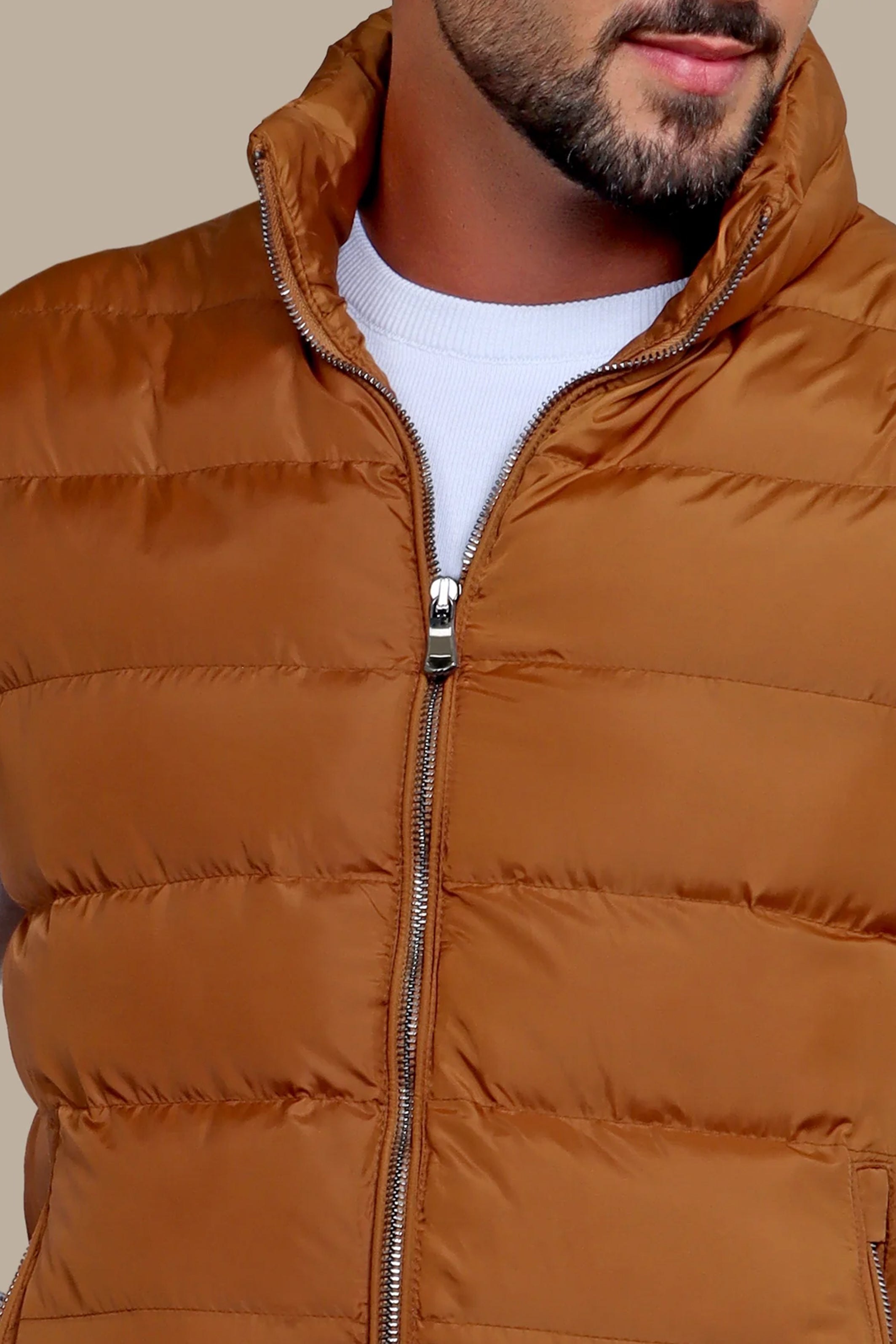 Havane Plain Puffer Vest