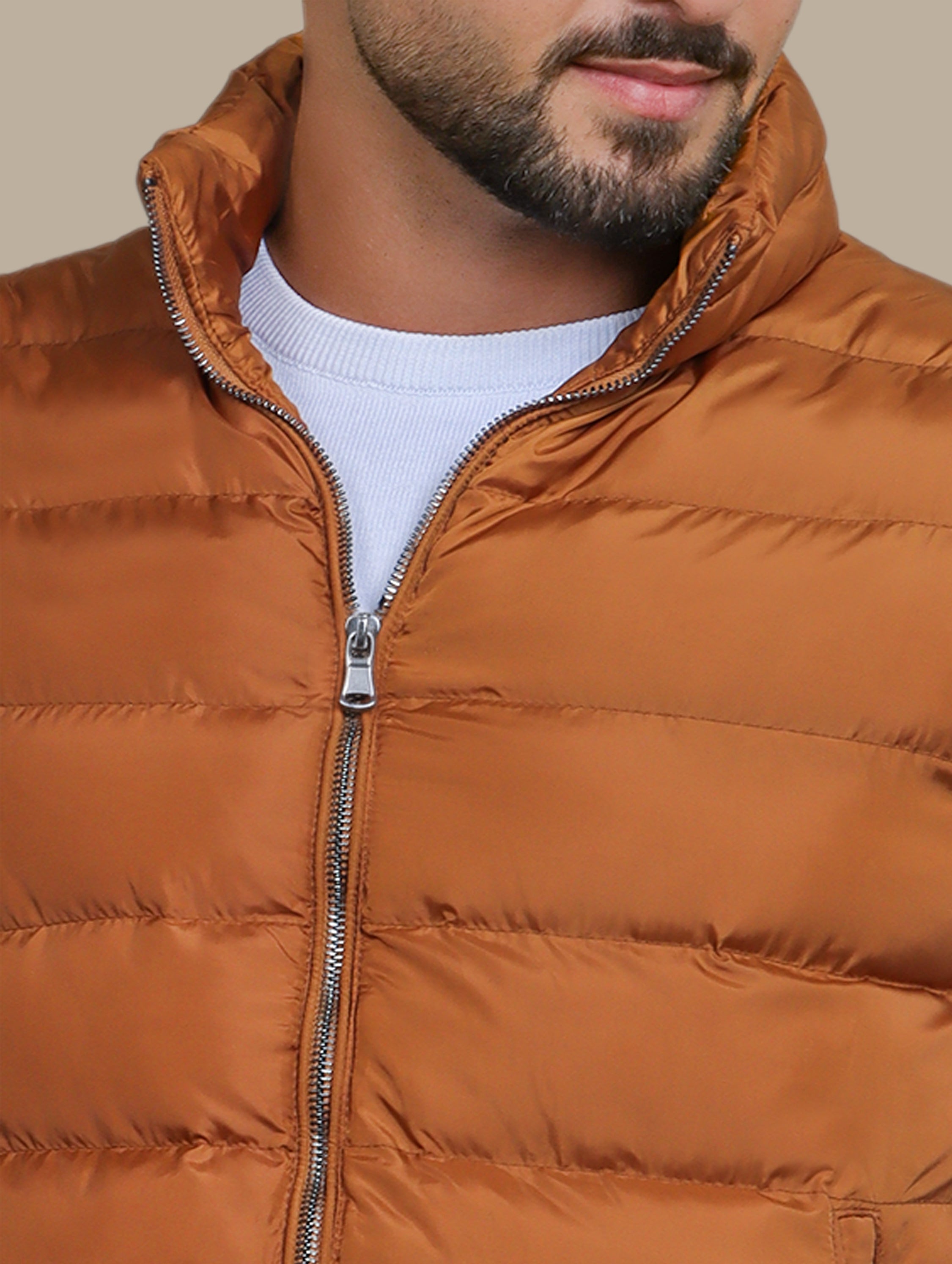 Havane Plain Puffer Vest