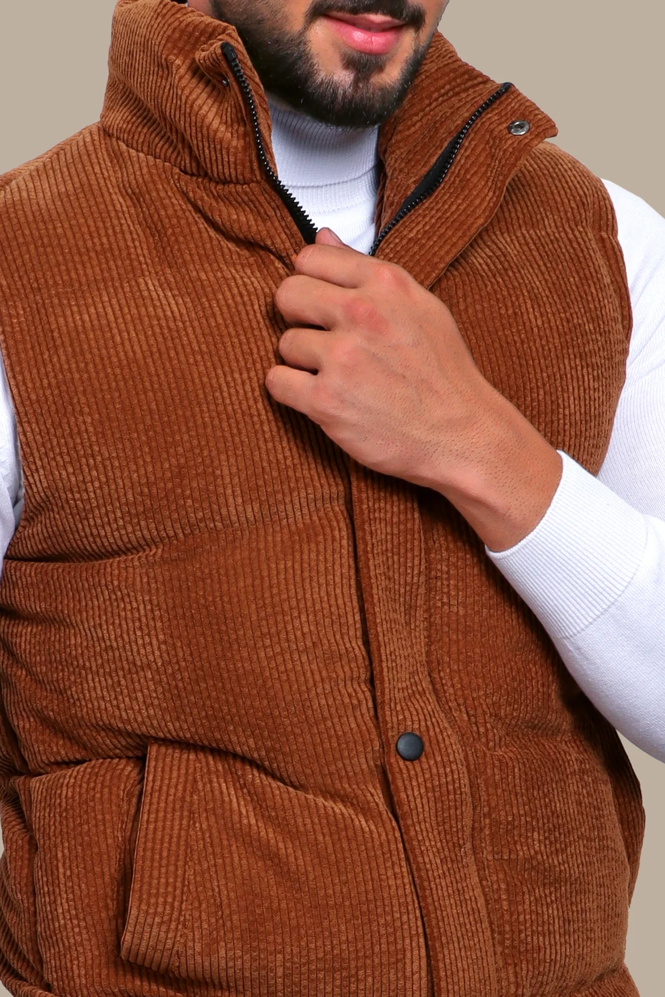 Havane Corduroy Vest