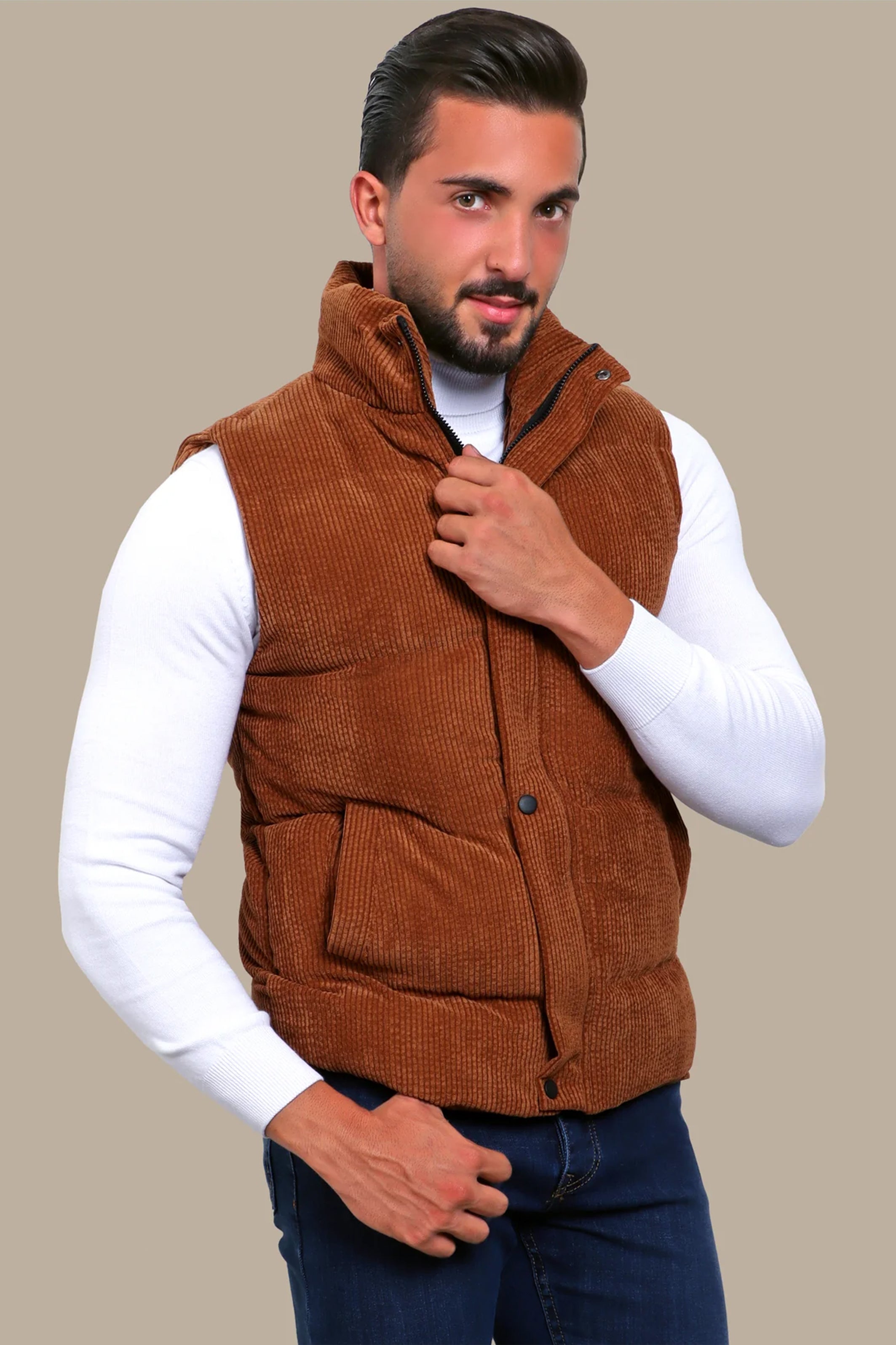 Havane Corduroy Vest