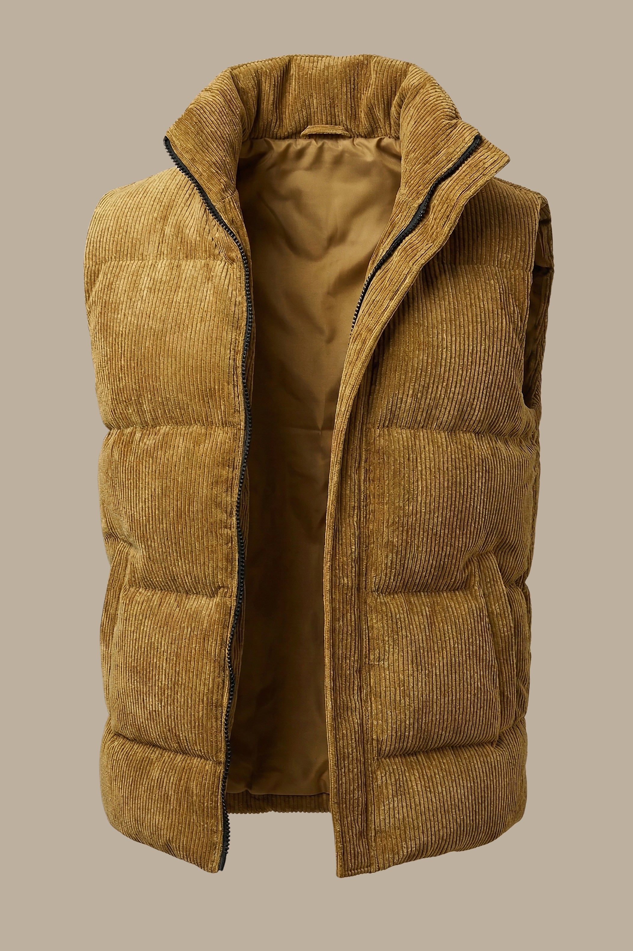 Khaki Corduroy Vest