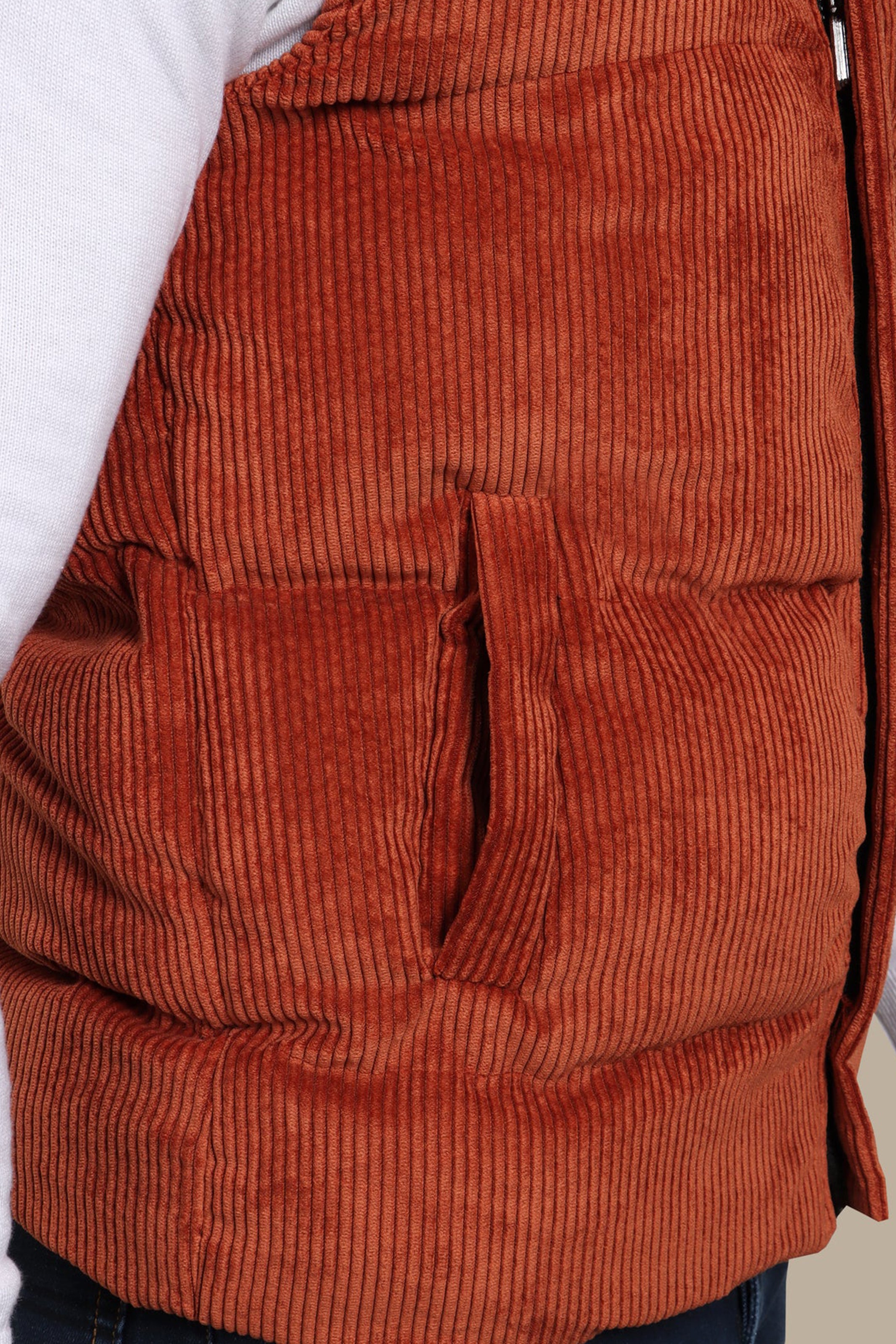 Brick Corduroy Vest