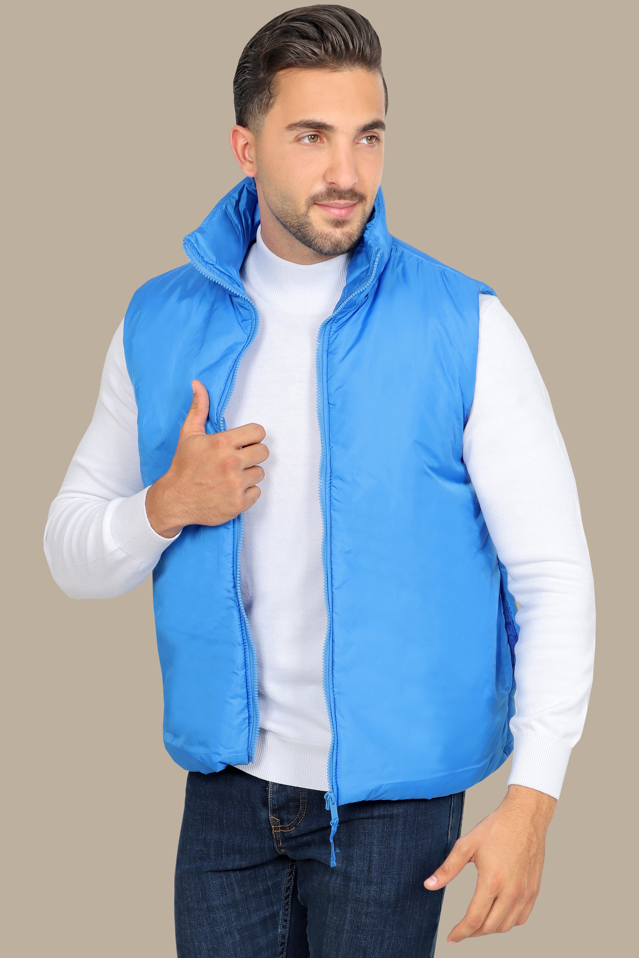 Blue Basic Vest