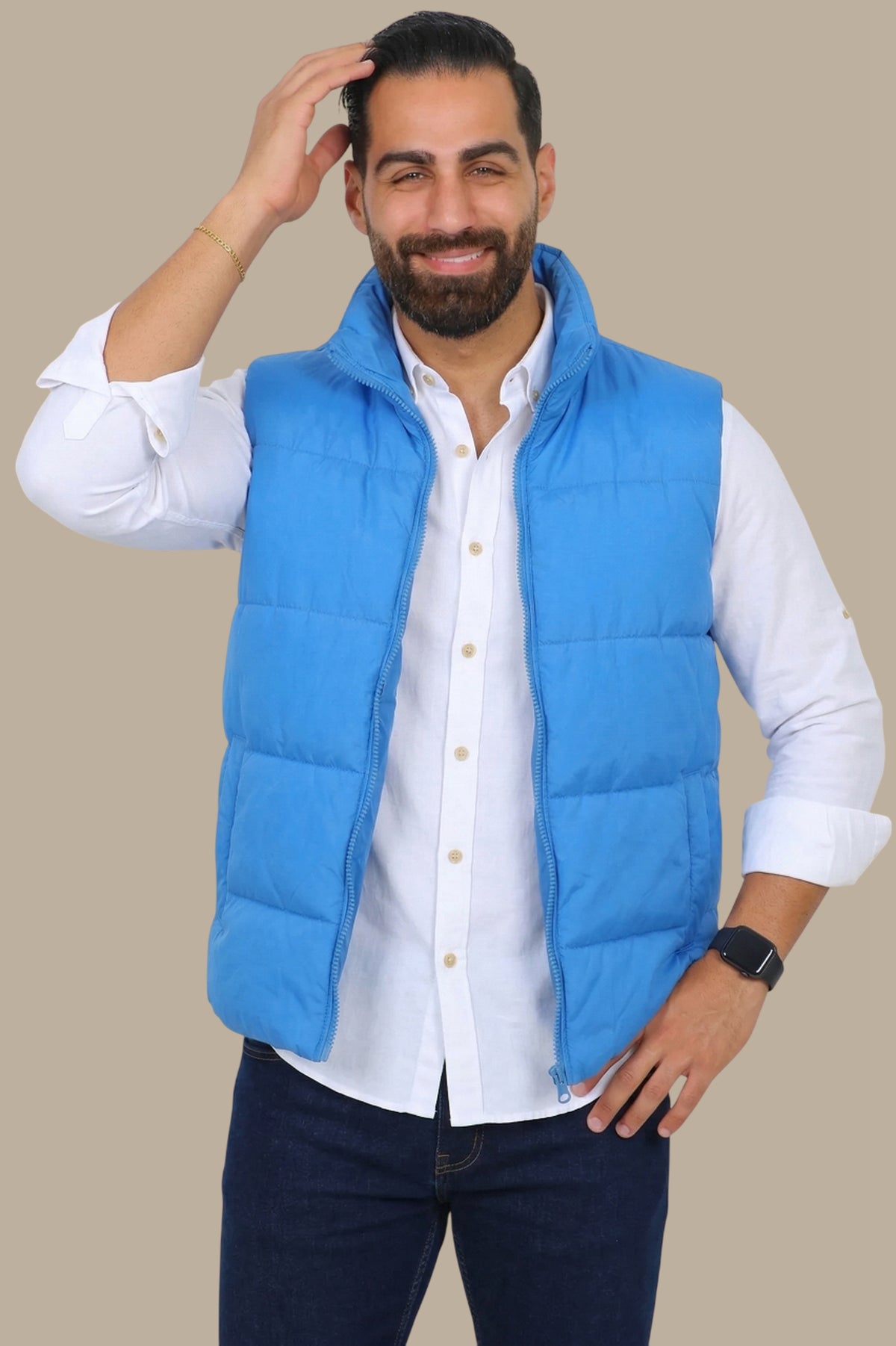 Blue Basic Vest