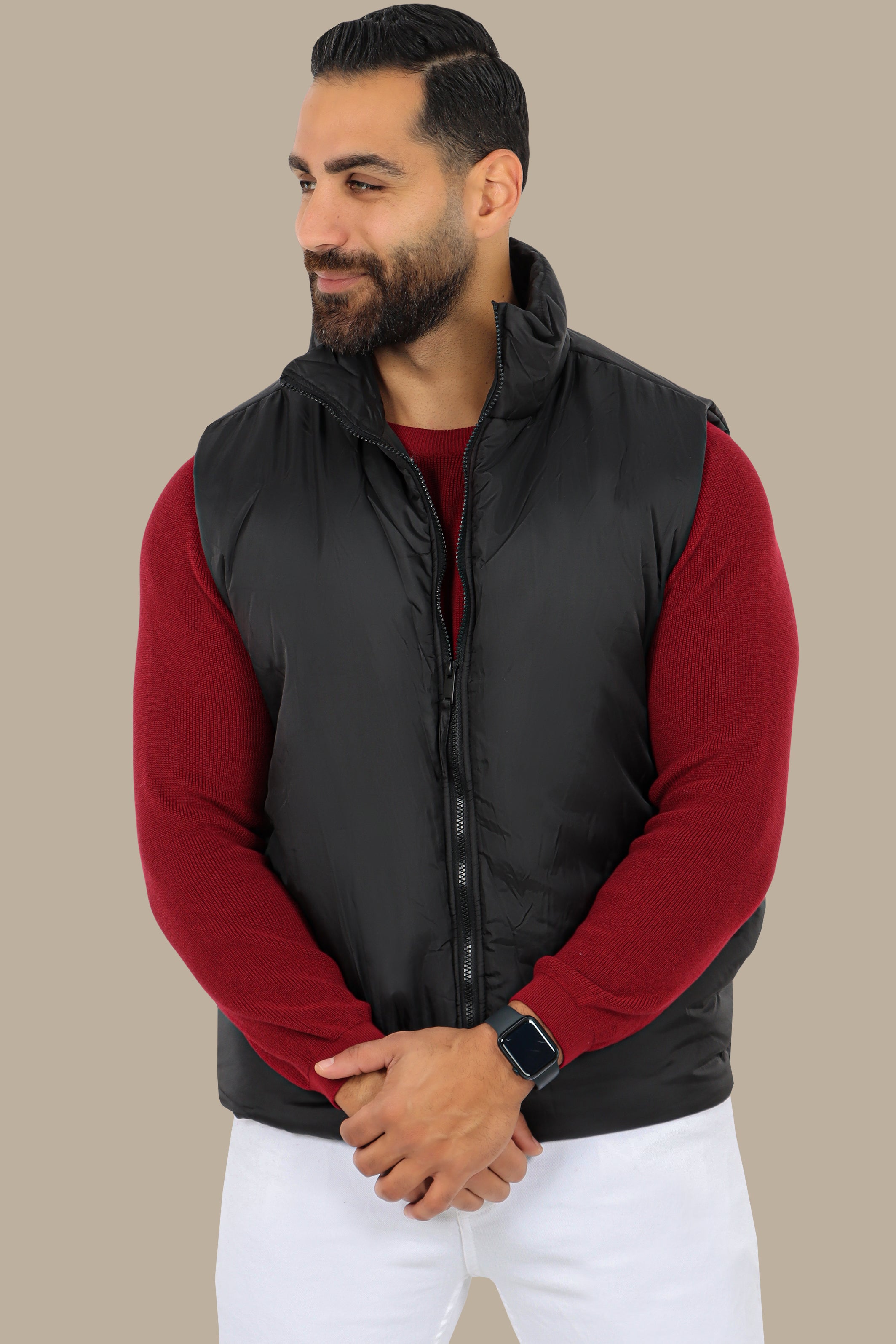 Classic Black Basic Vest