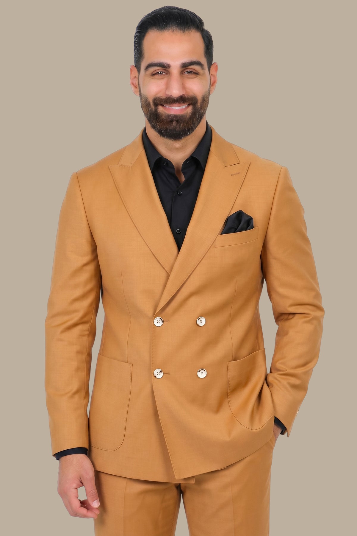 Double Breasted 4 Button Suit