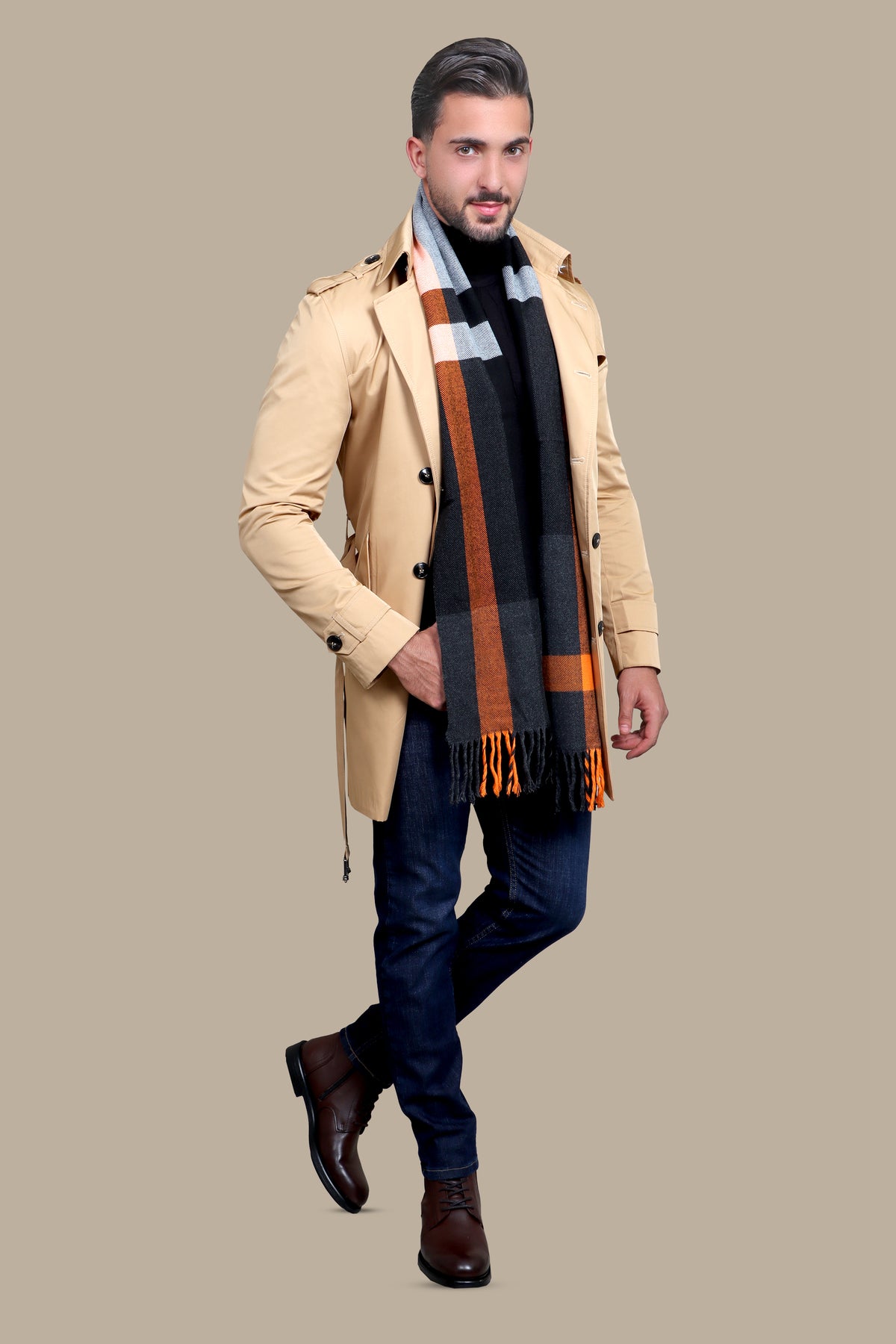 Defender: The Ultimate Trench Coat for Military Style