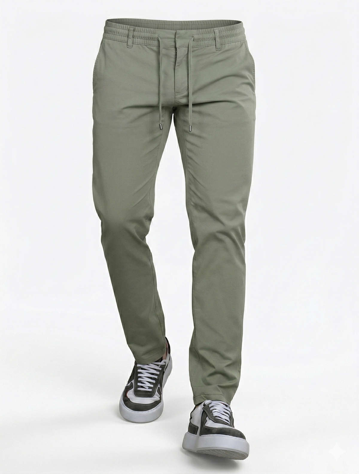 Fashion Trouser With Elastic Band