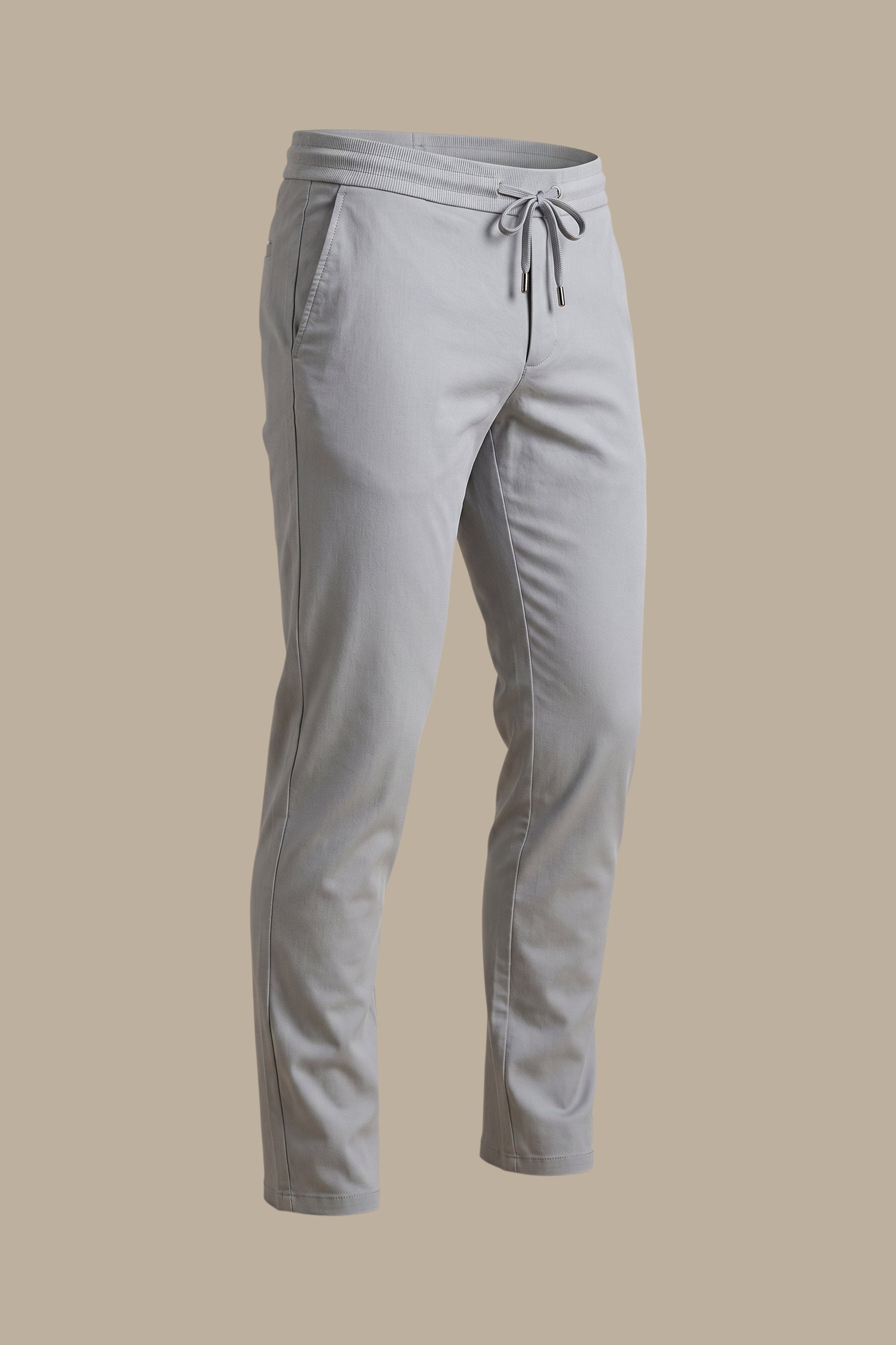 Fashion Trouser With Elastic Band | Gray