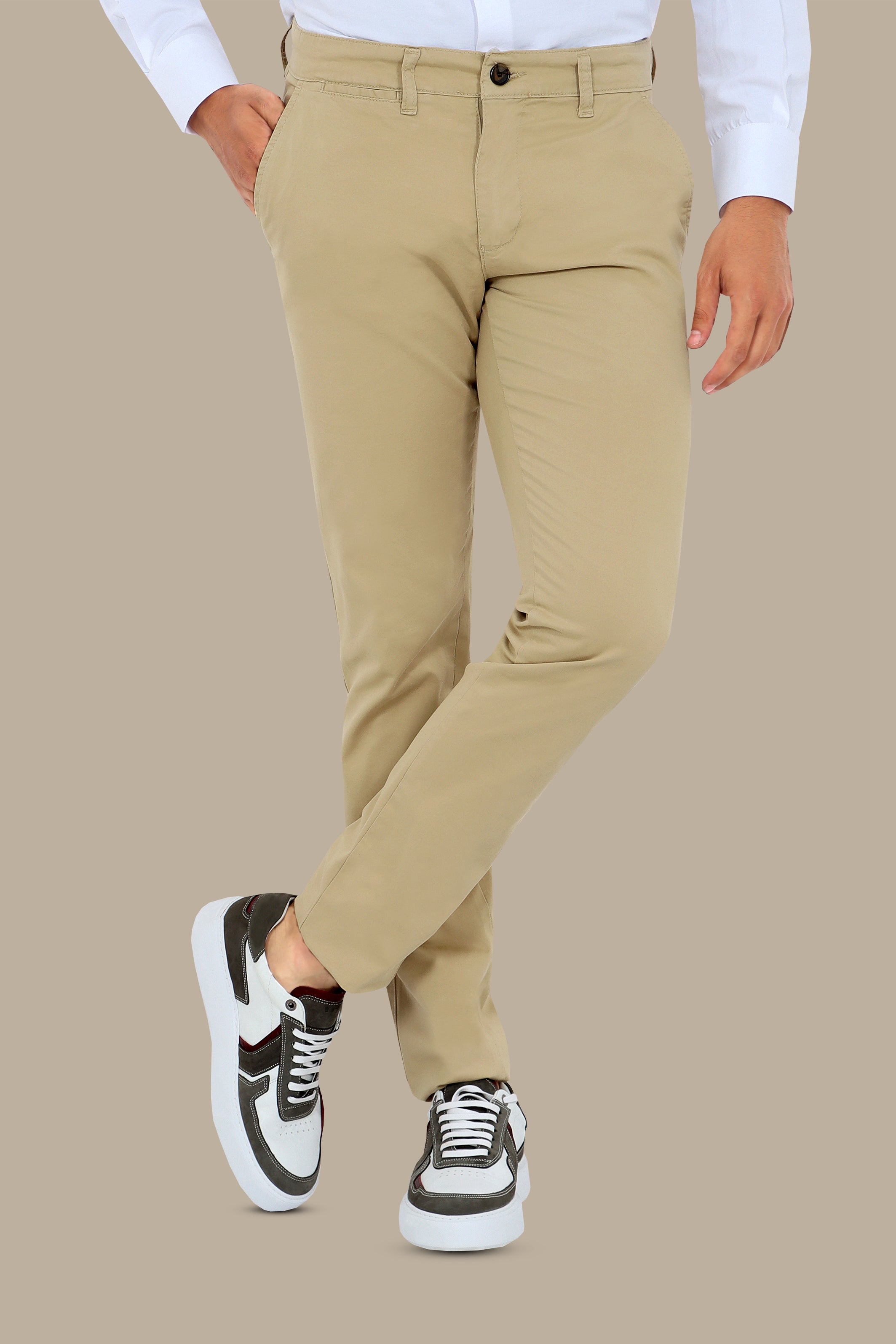 Chino Plain Regular Fit - Classic Beige