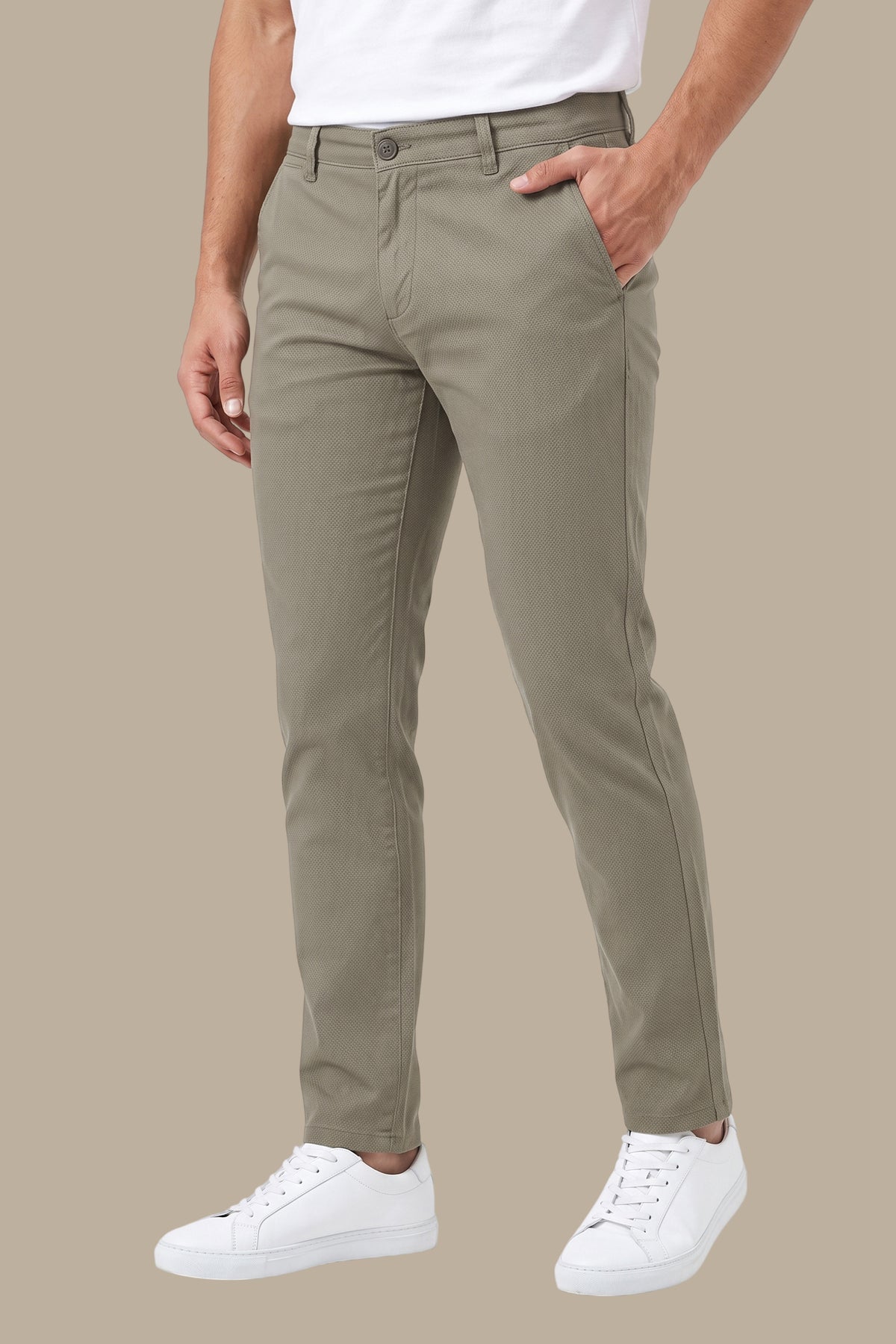 Chino Oxford Slim Fit Trousers