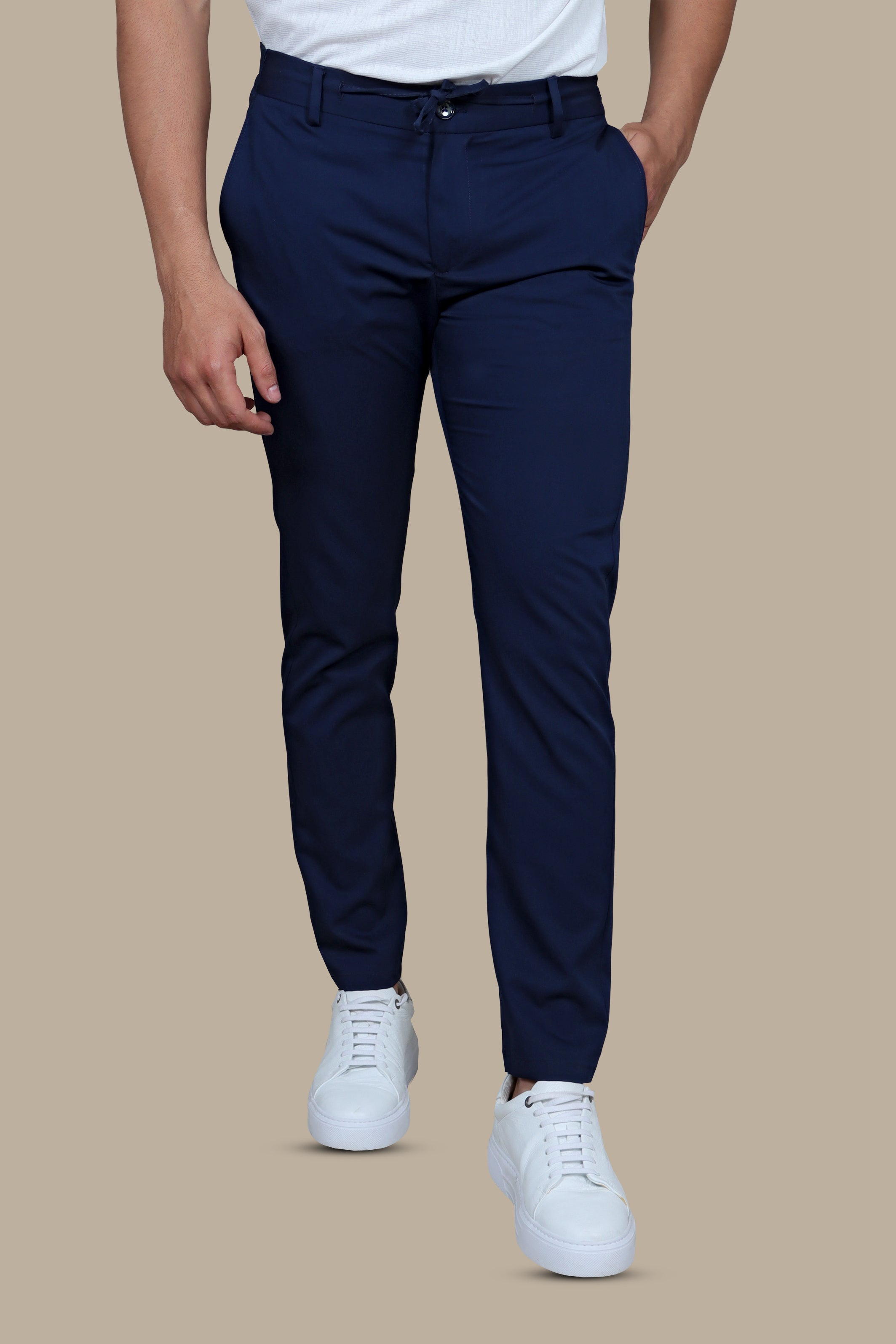 Basic Jogger Fashion Trousers in Blue