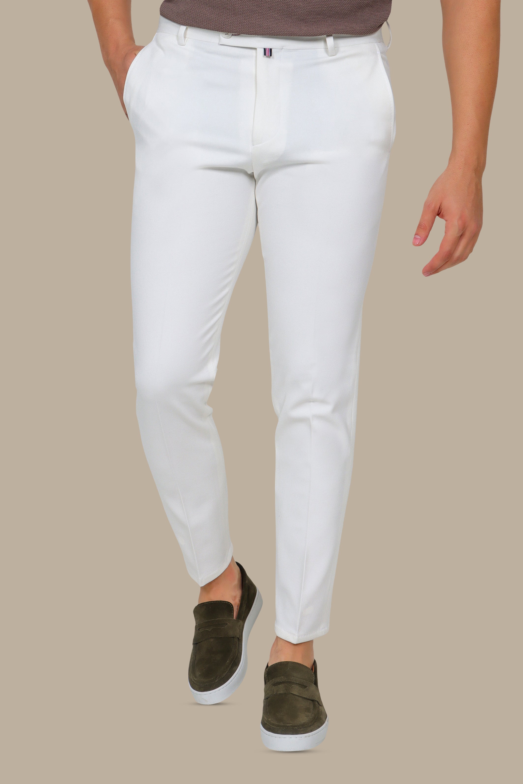 Timeless White: Classic White Pants