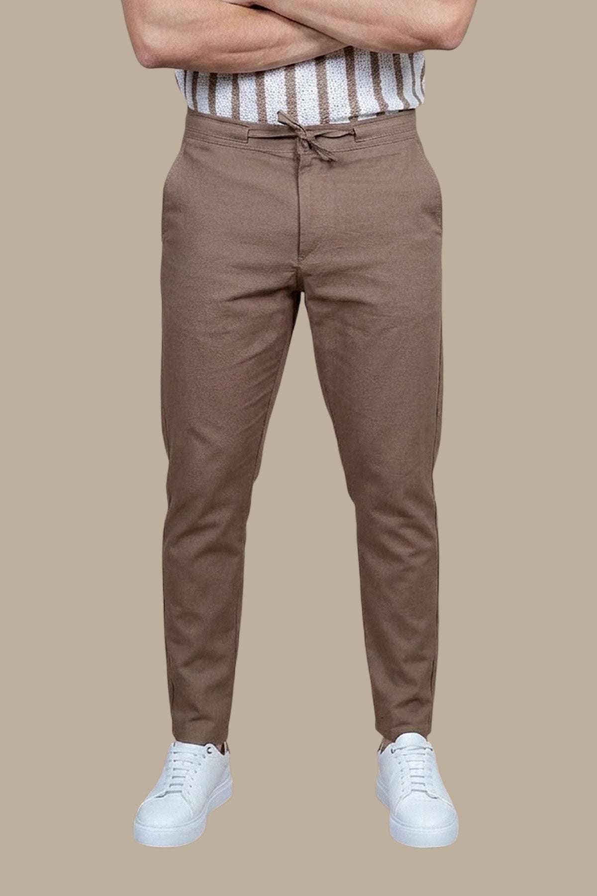 Linen Fil-à-Fil Pants