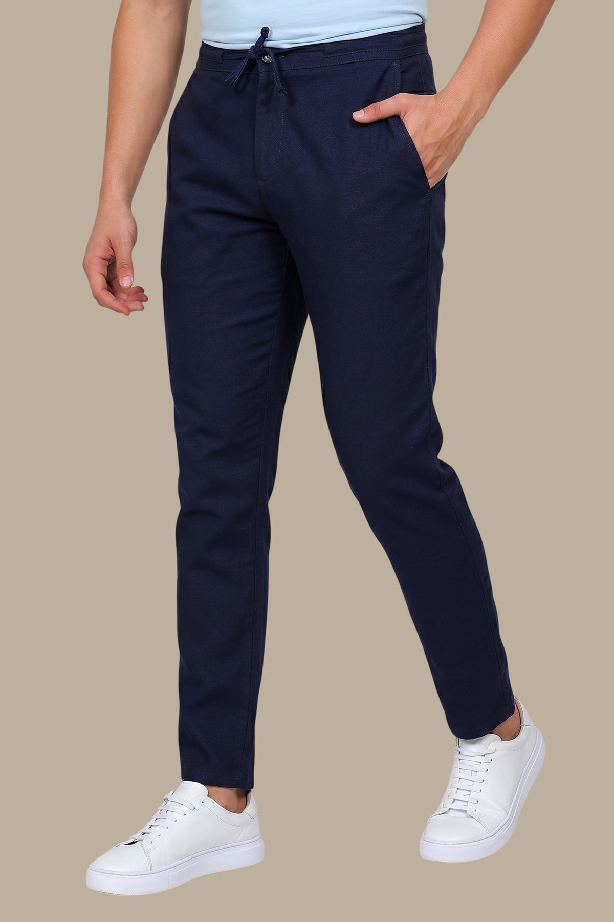 Linen Fil-à-Fil Pants