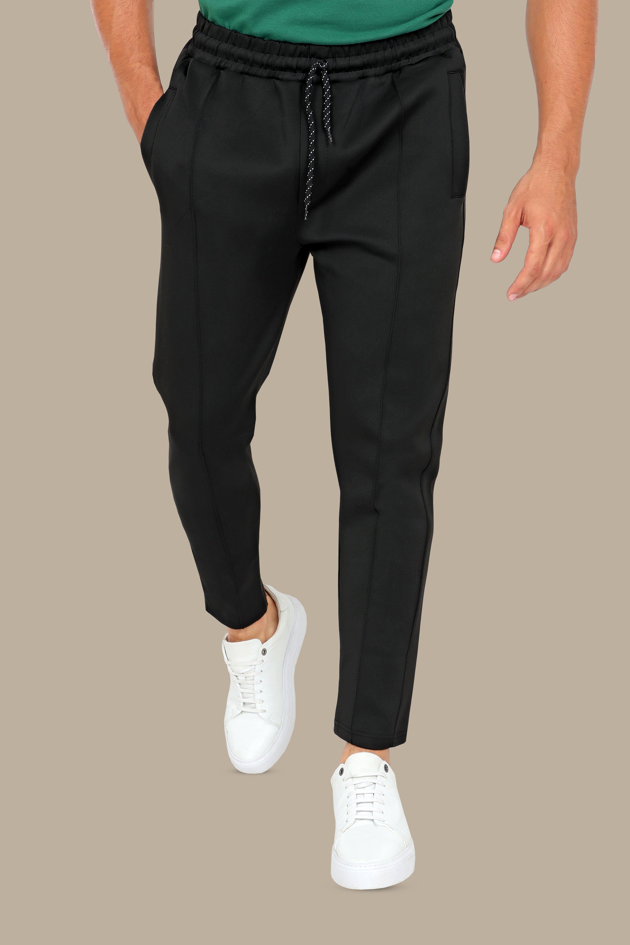 Classic Black Joggers - Casual Comfort