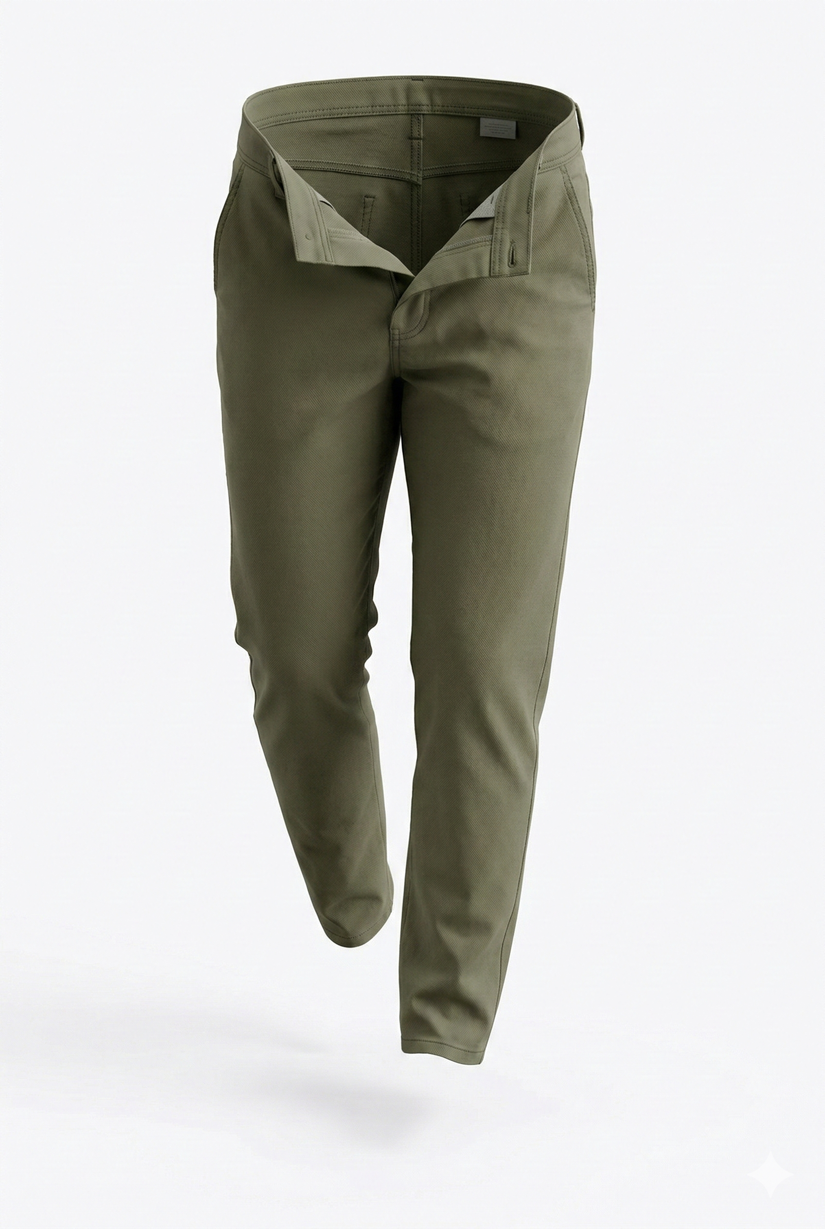 Khaki Plain Chinos