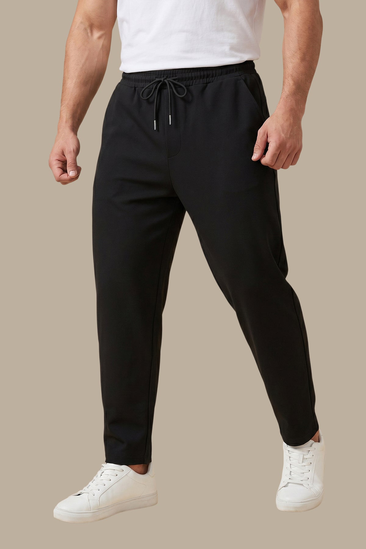 Jogger Pants with Ribbon