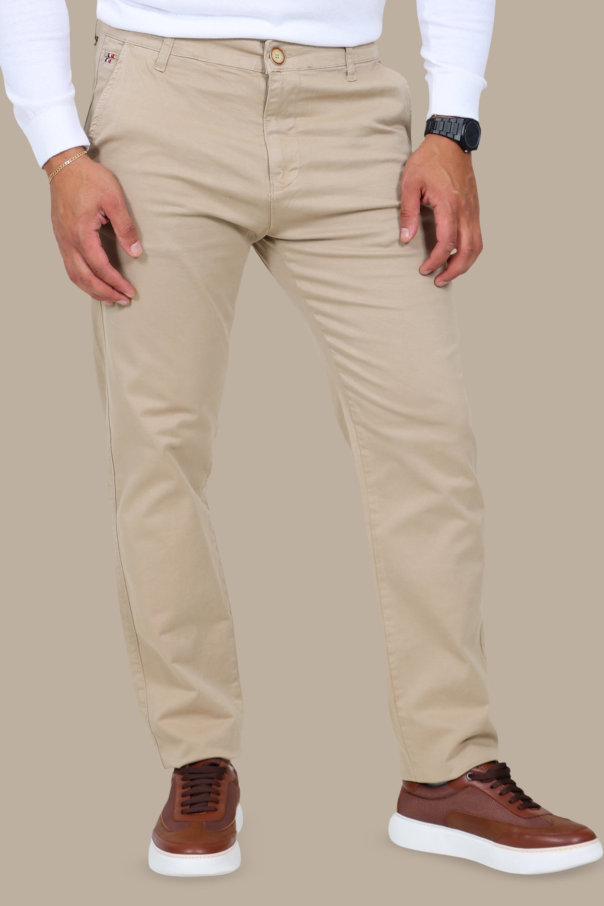 Big Size Regular Fit Chino Trousers