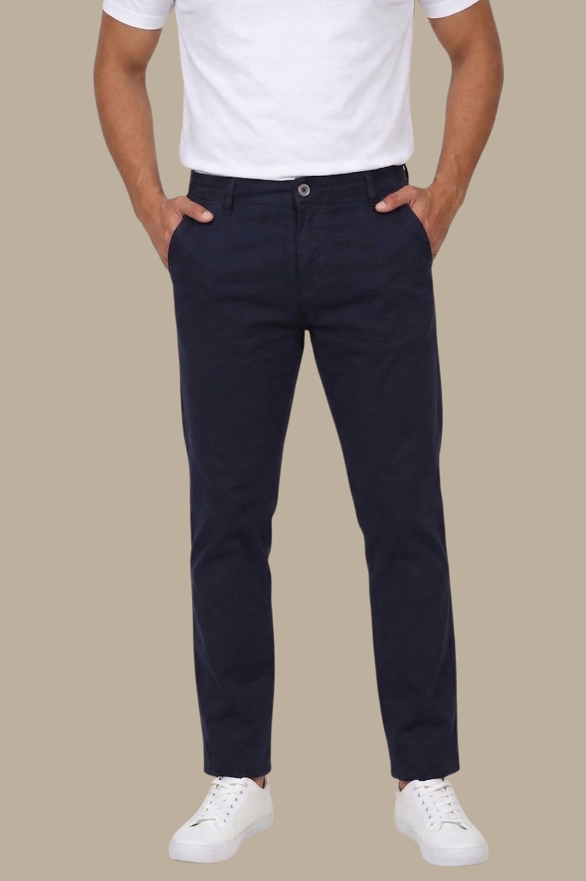Big Size Regular Fit Chino Trousers