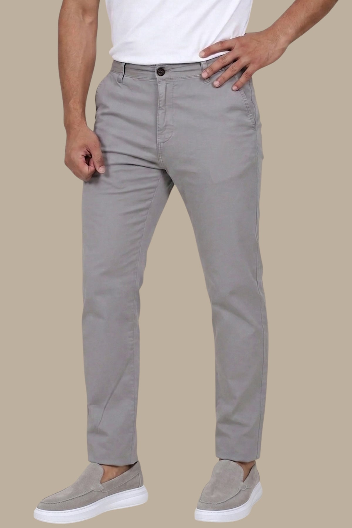 Big Size Regular Fit Chino Trousers