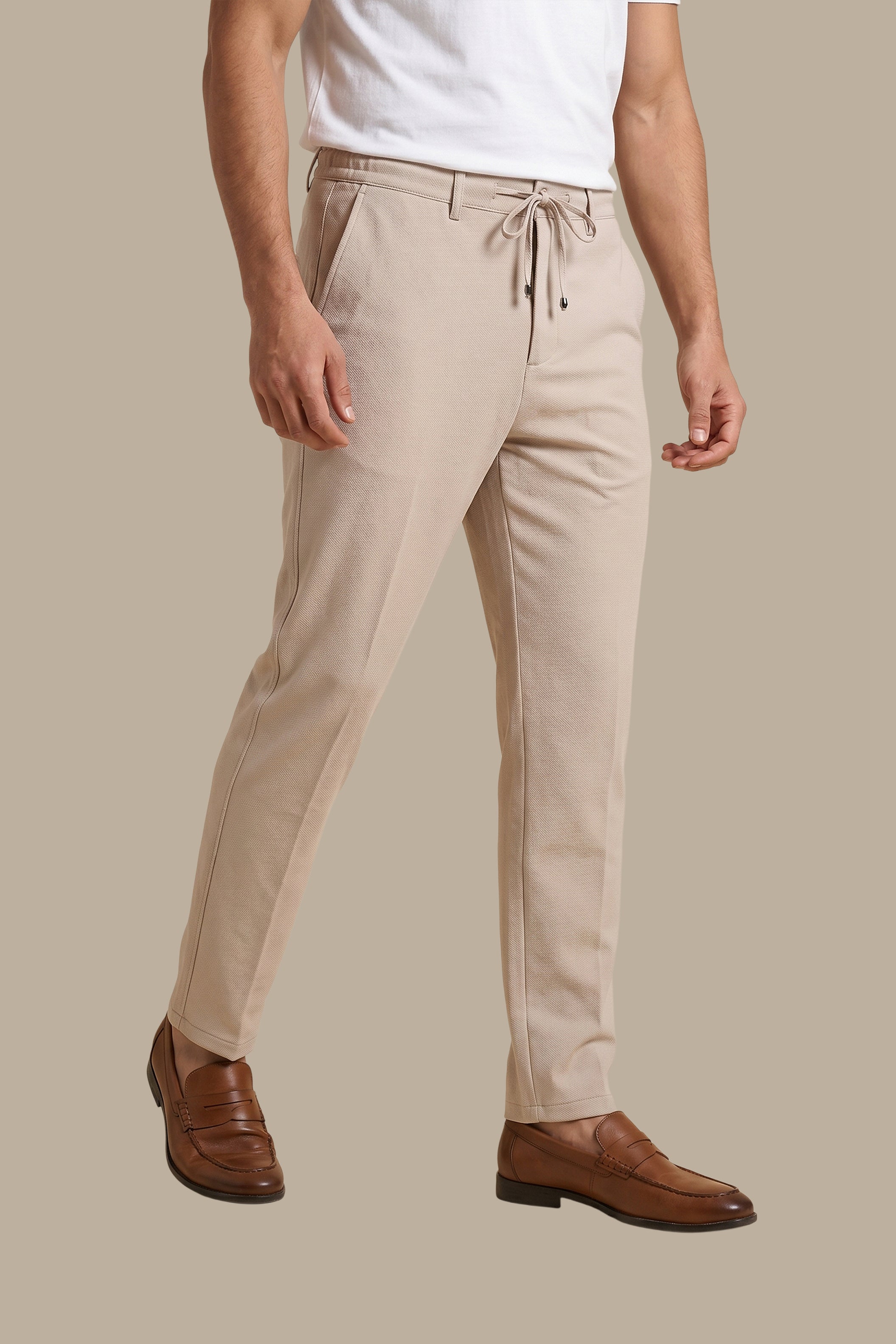 Cidem Slim Elastic Waist Trouser