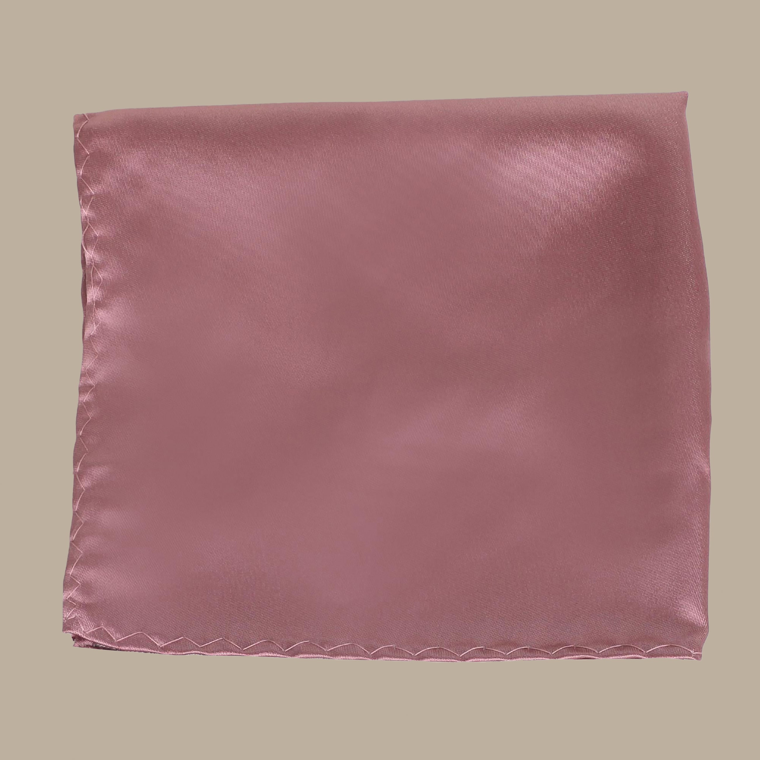 Rose Gold Satin Pocket Square