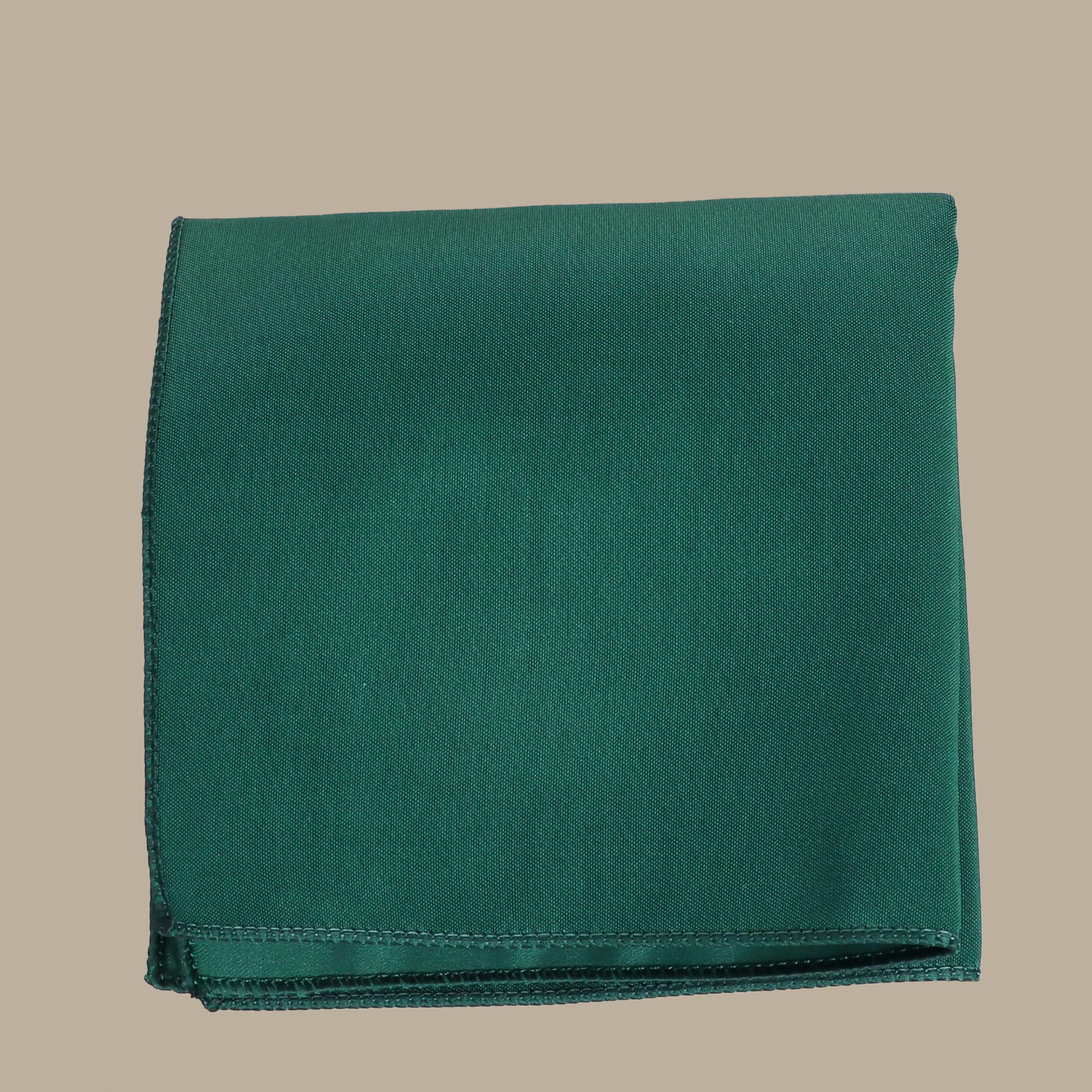 Green Satin Pocket Square