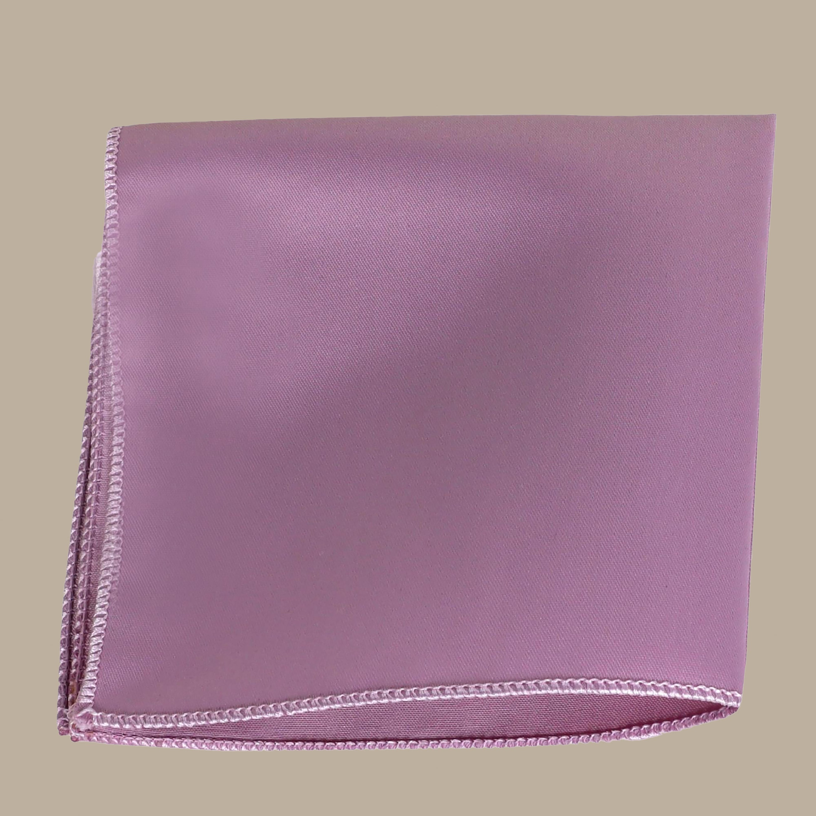 Rose Lilac Satin Pocket Square
