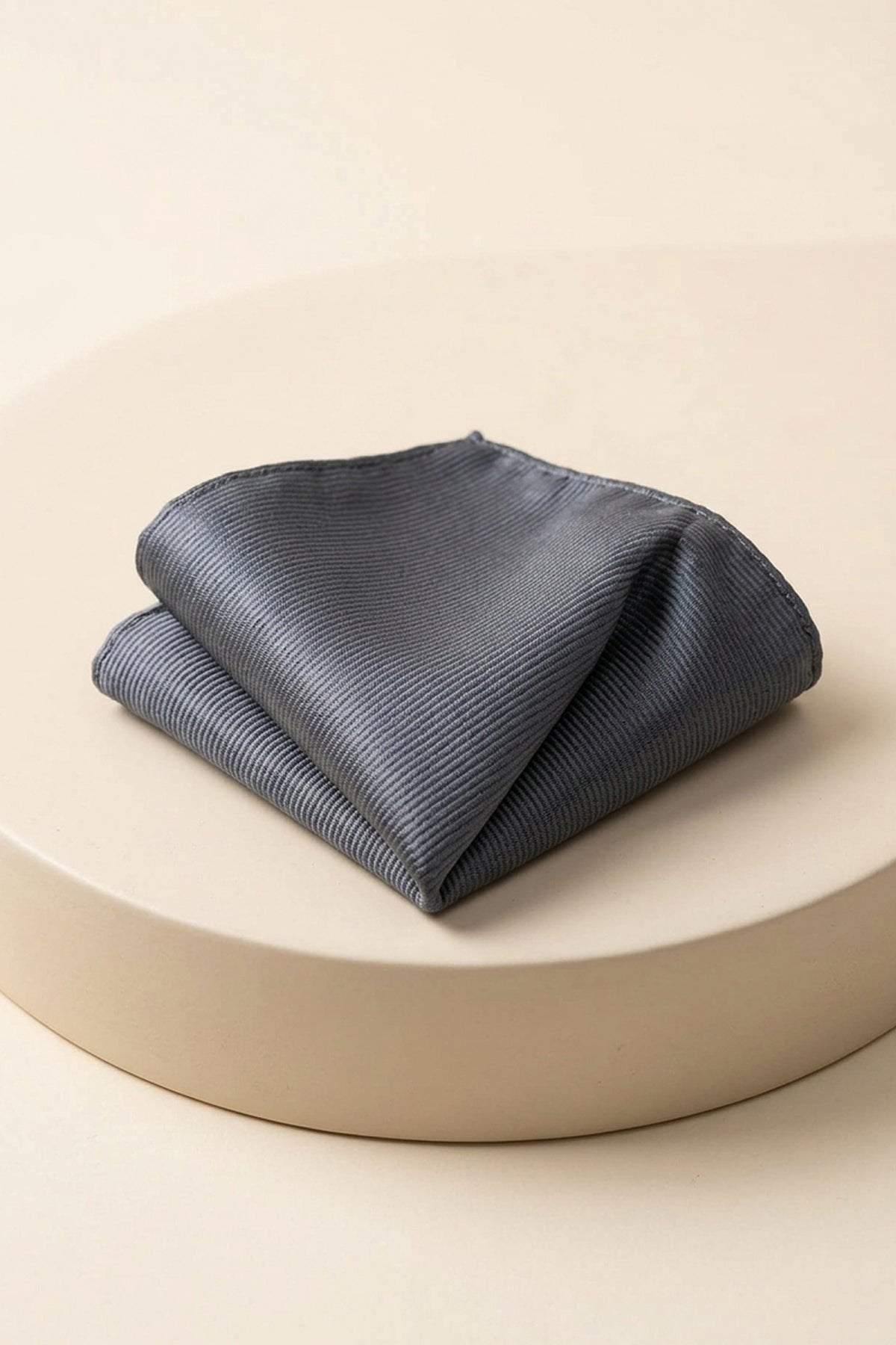 Grey Pocket Square