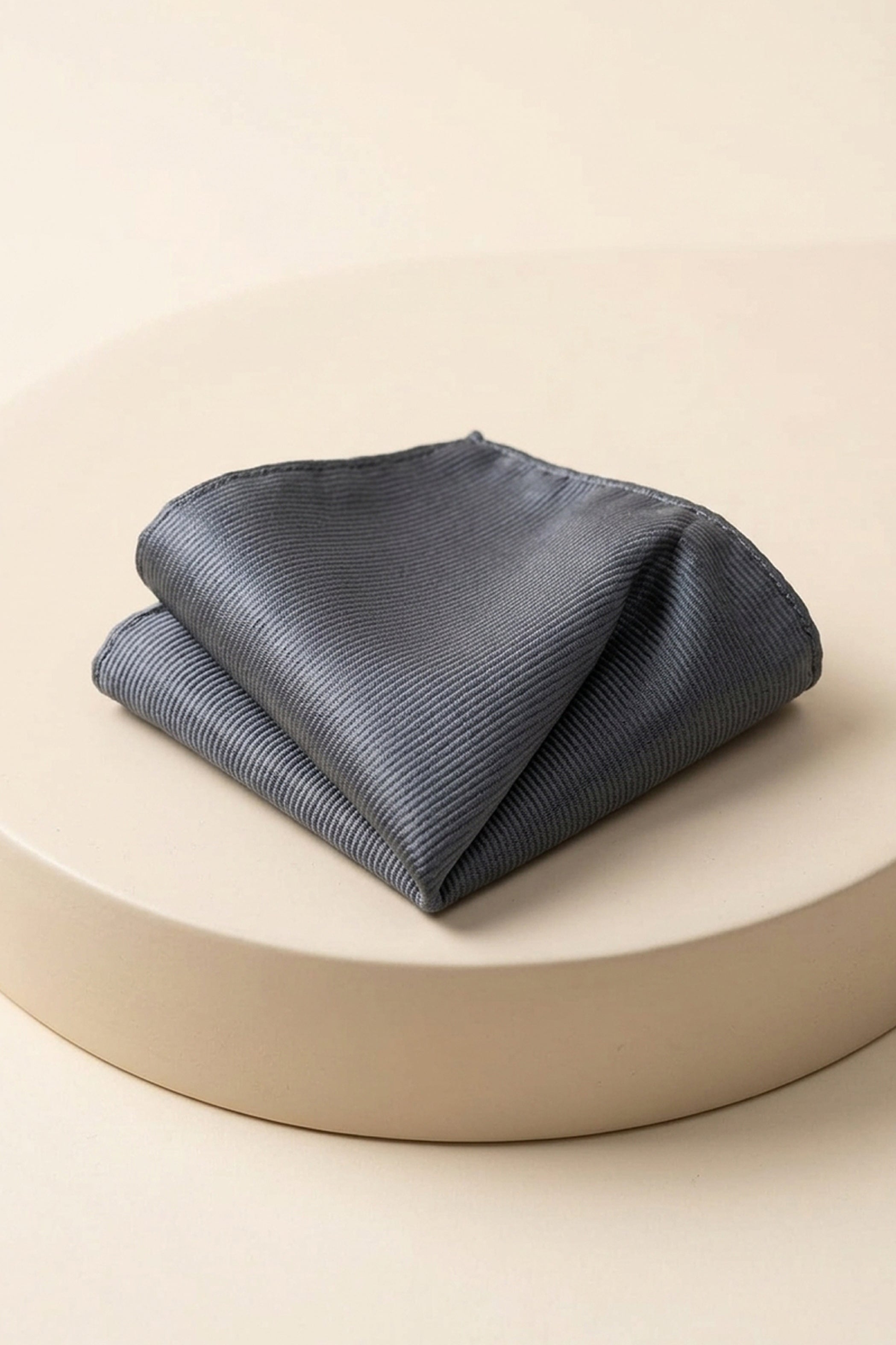 Grey Pocket Square