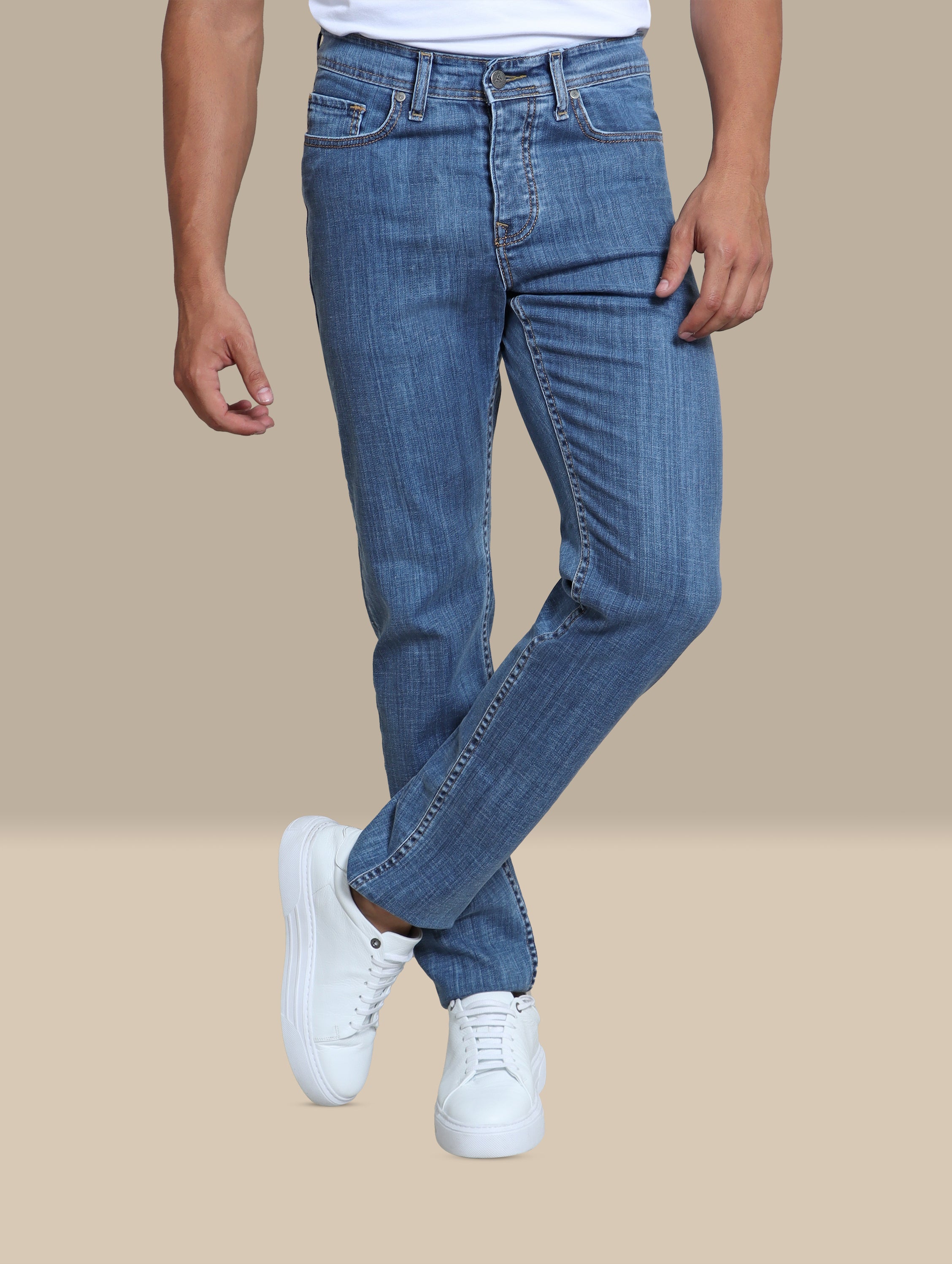 Jeans Basic Regular Fit | Light Blue