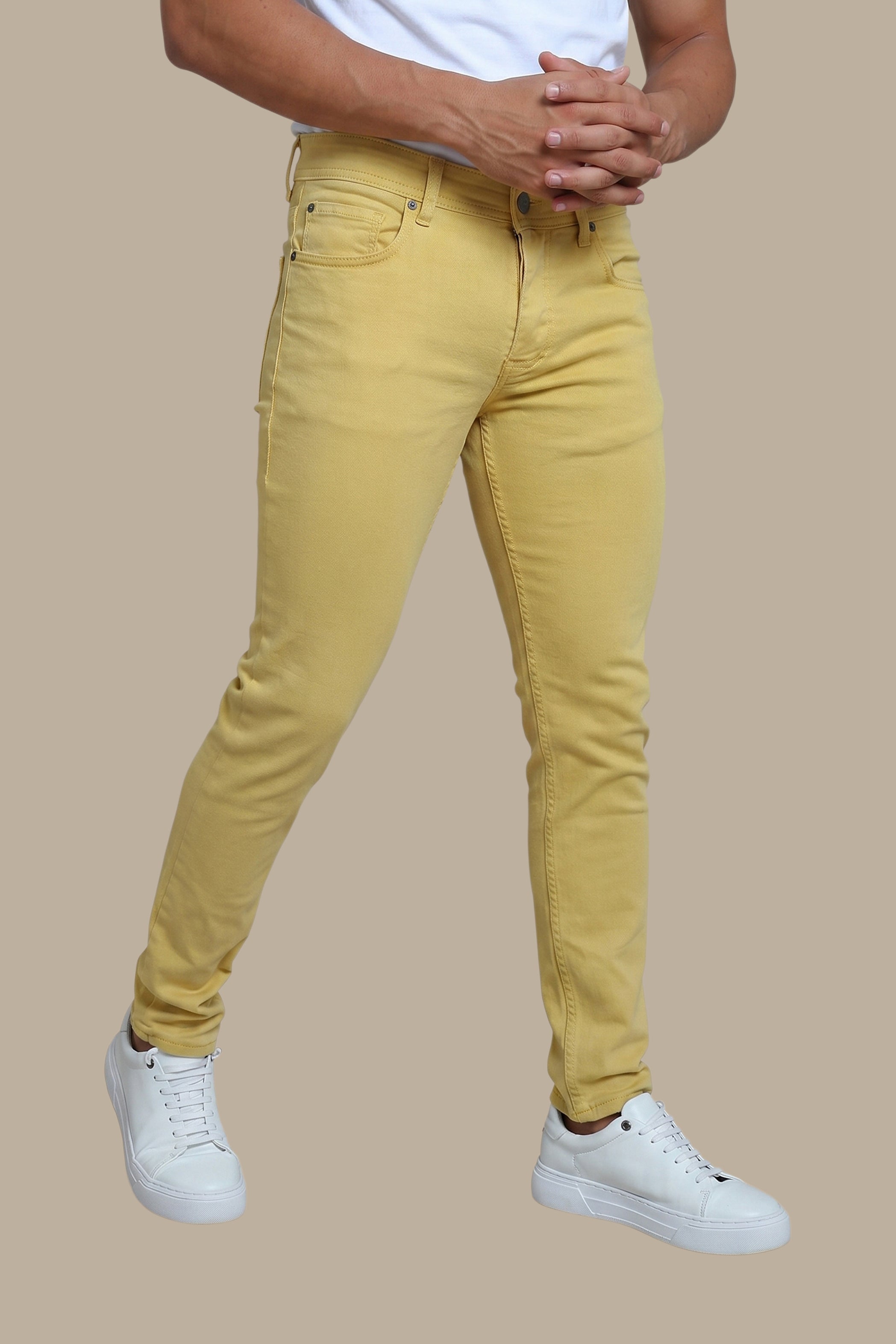 Jeans 5 Pockets | Mustard
