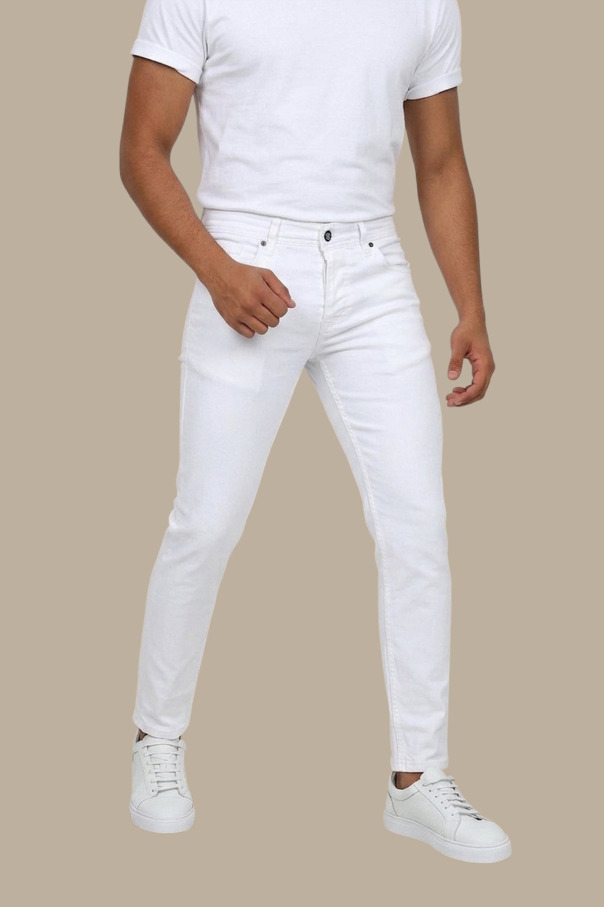 Classic White Jeans