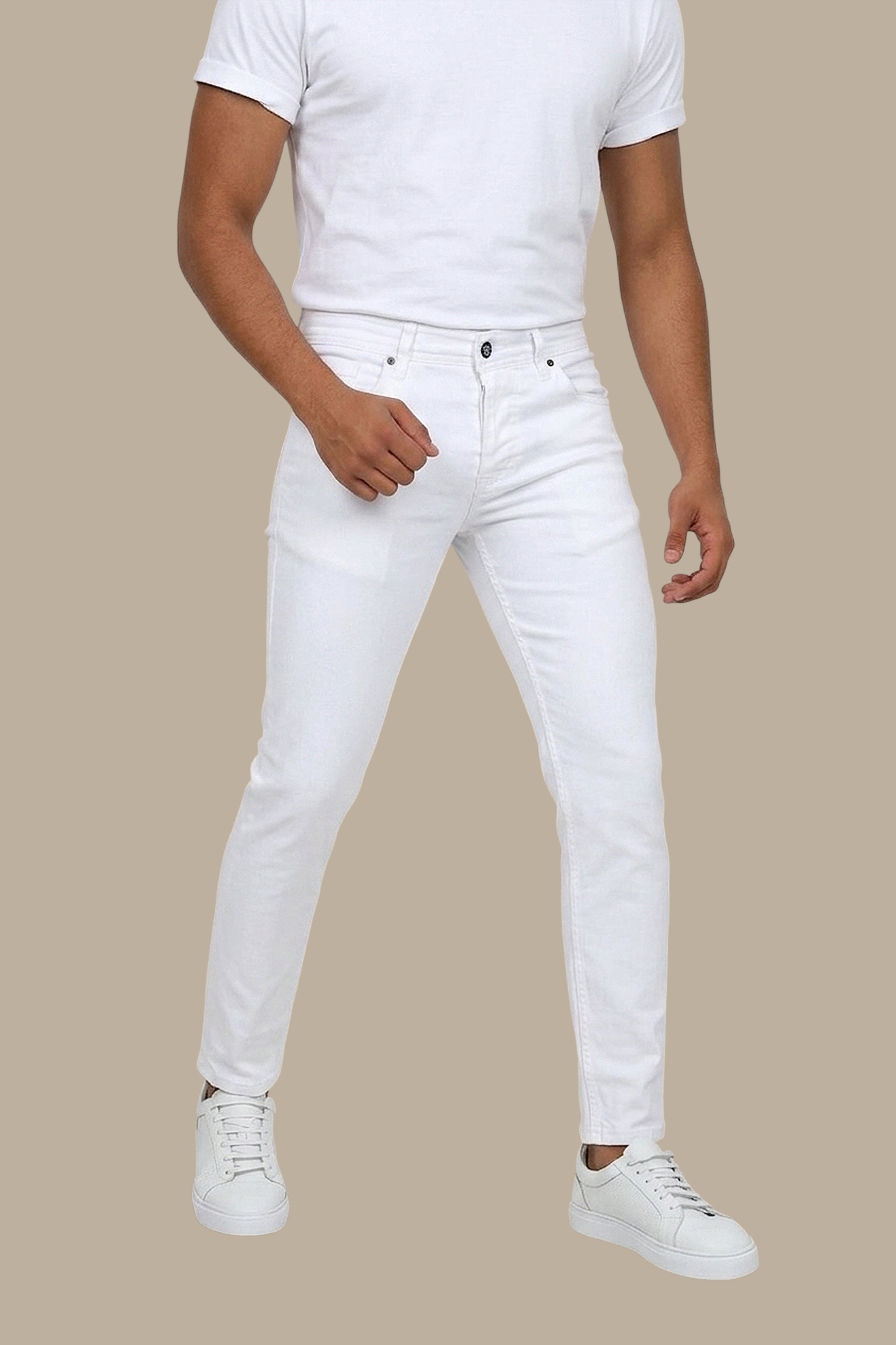 Classic White Jeans