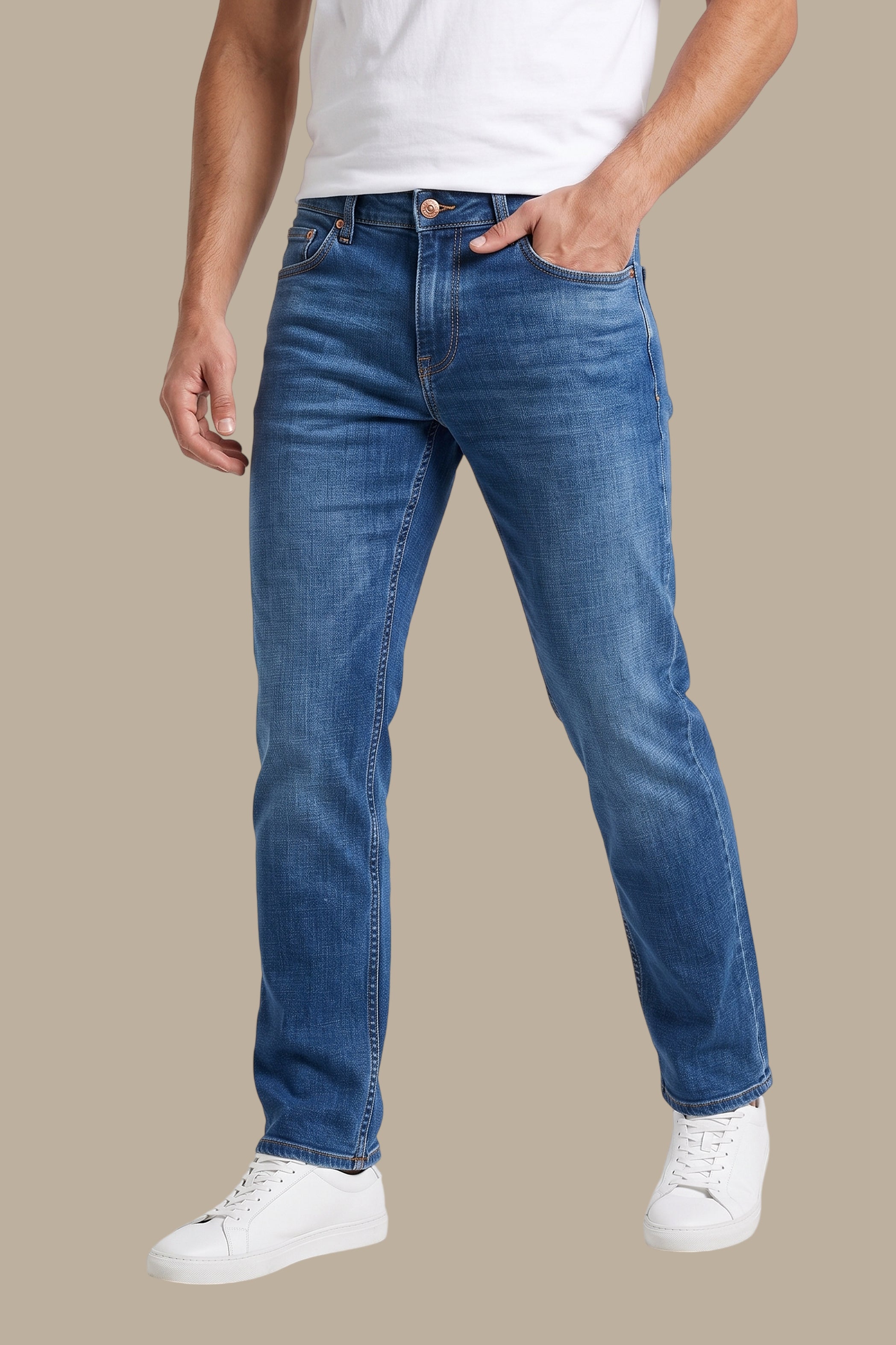Slim Fit Tie-Dye Jeans
