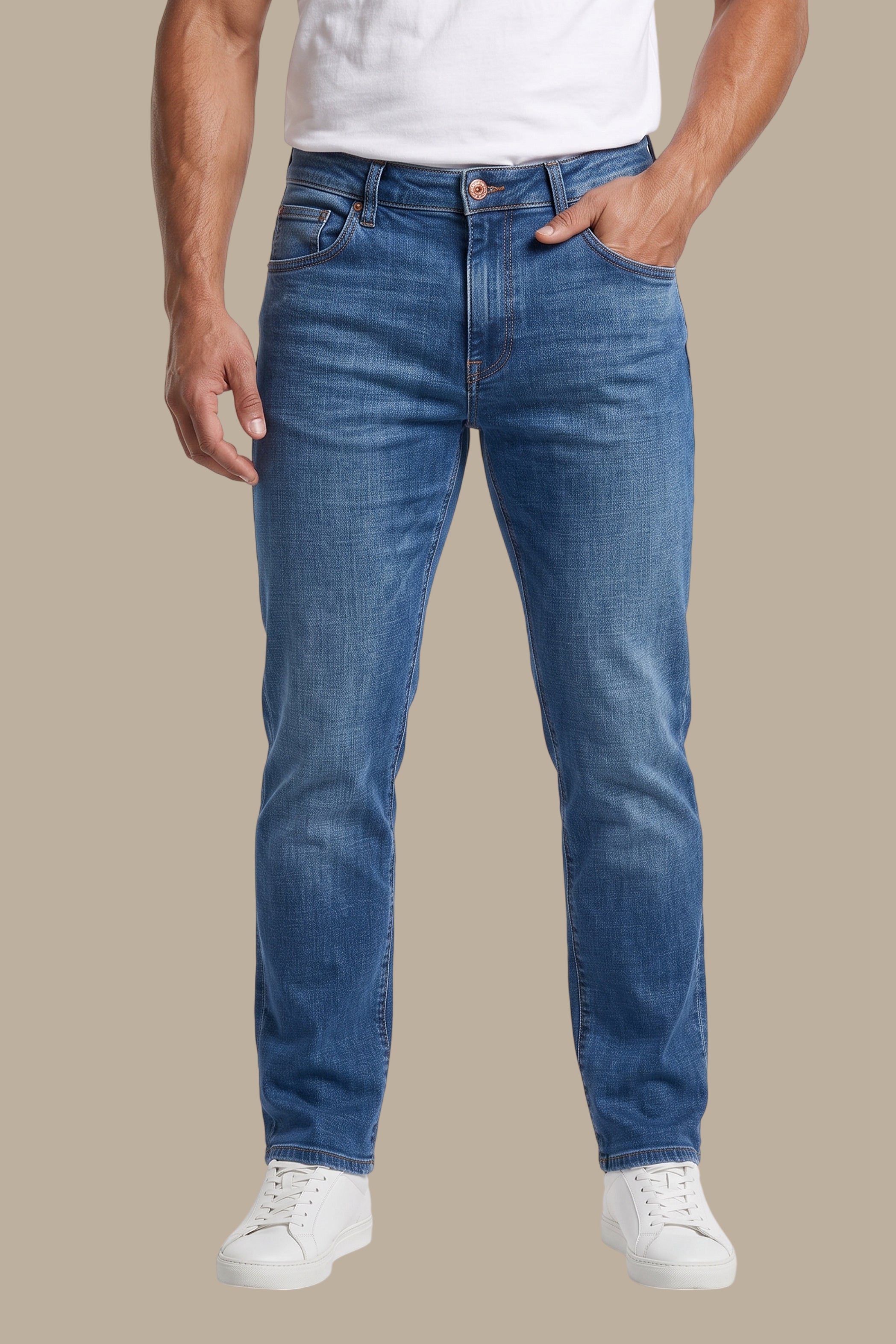 Slim Fit Tie-Dye Jeans