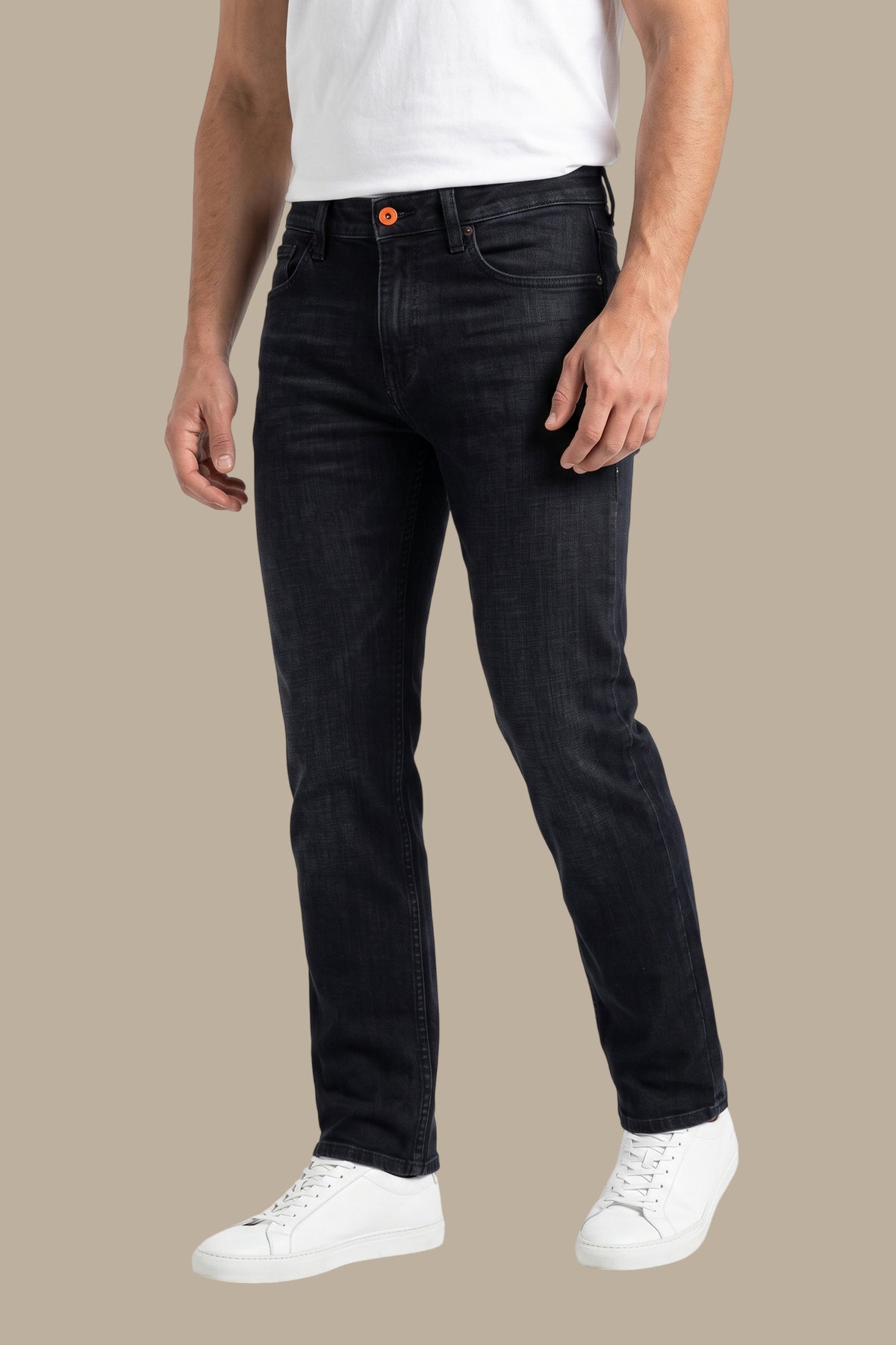 Slim Fit Washed Jeans