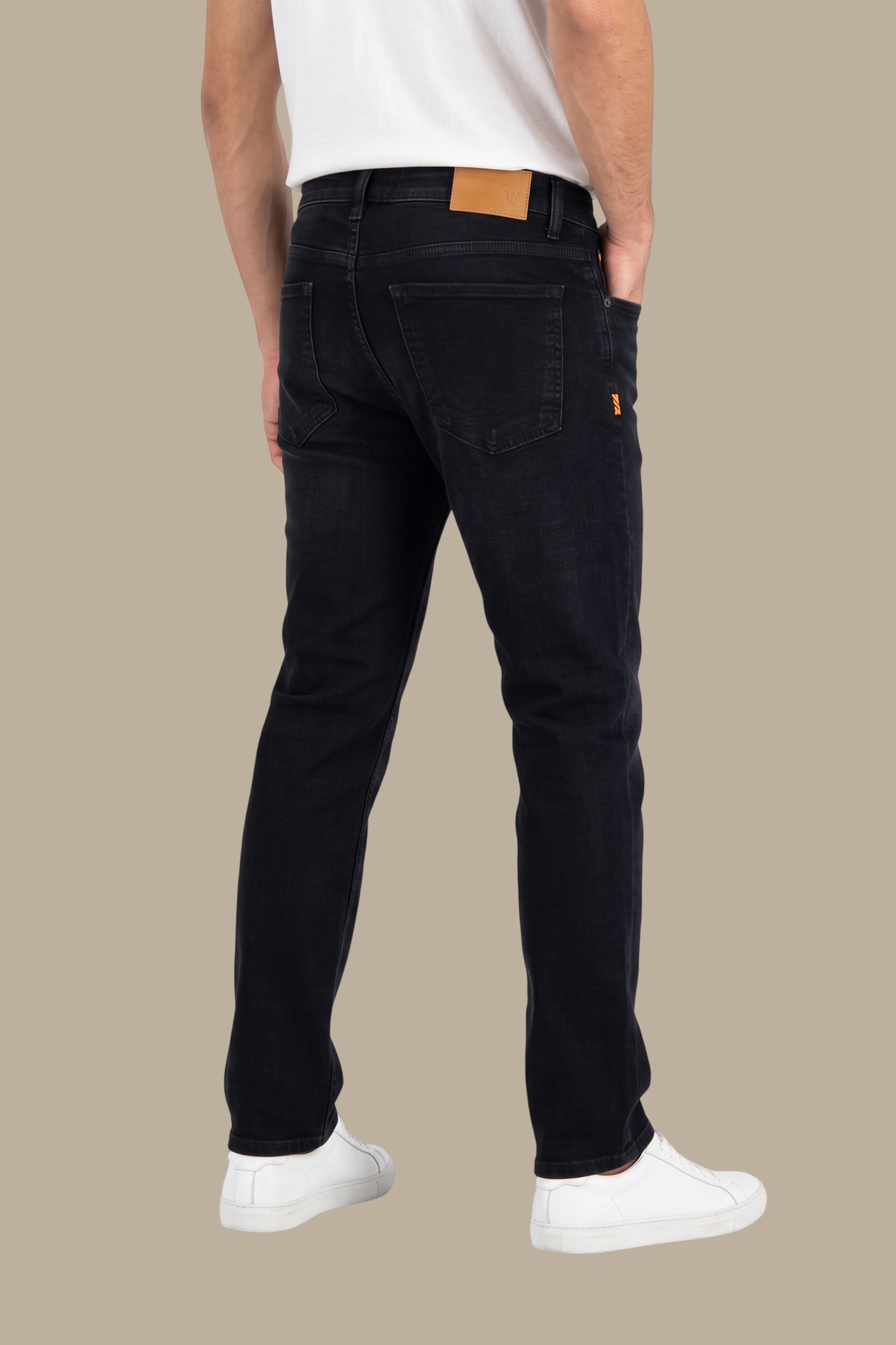Slim Fit Washed Jeans