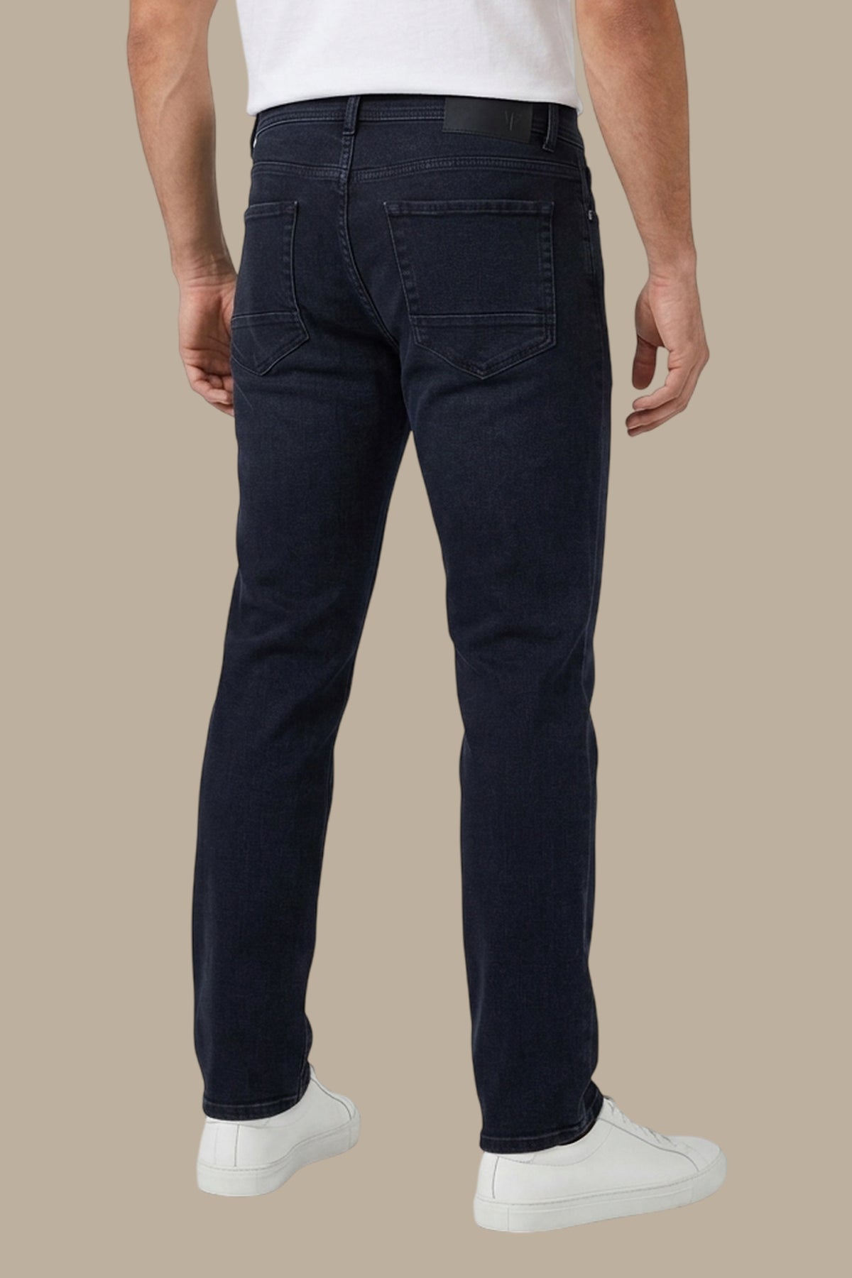 Regular Cut Washed Jeans
