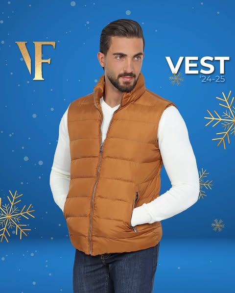 Havane Plain Puffer Vest