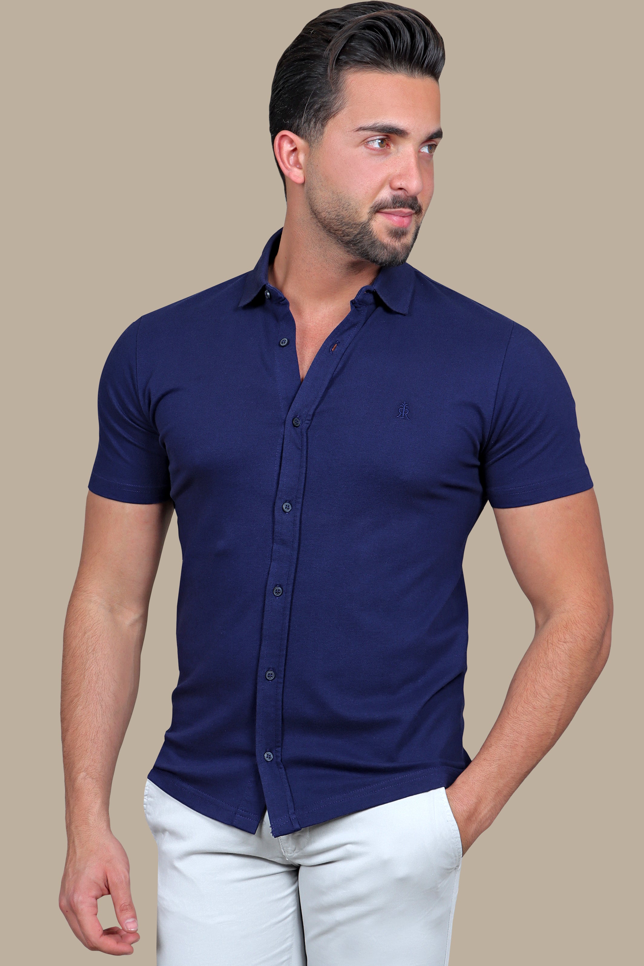 Navy Polo Shirt Style