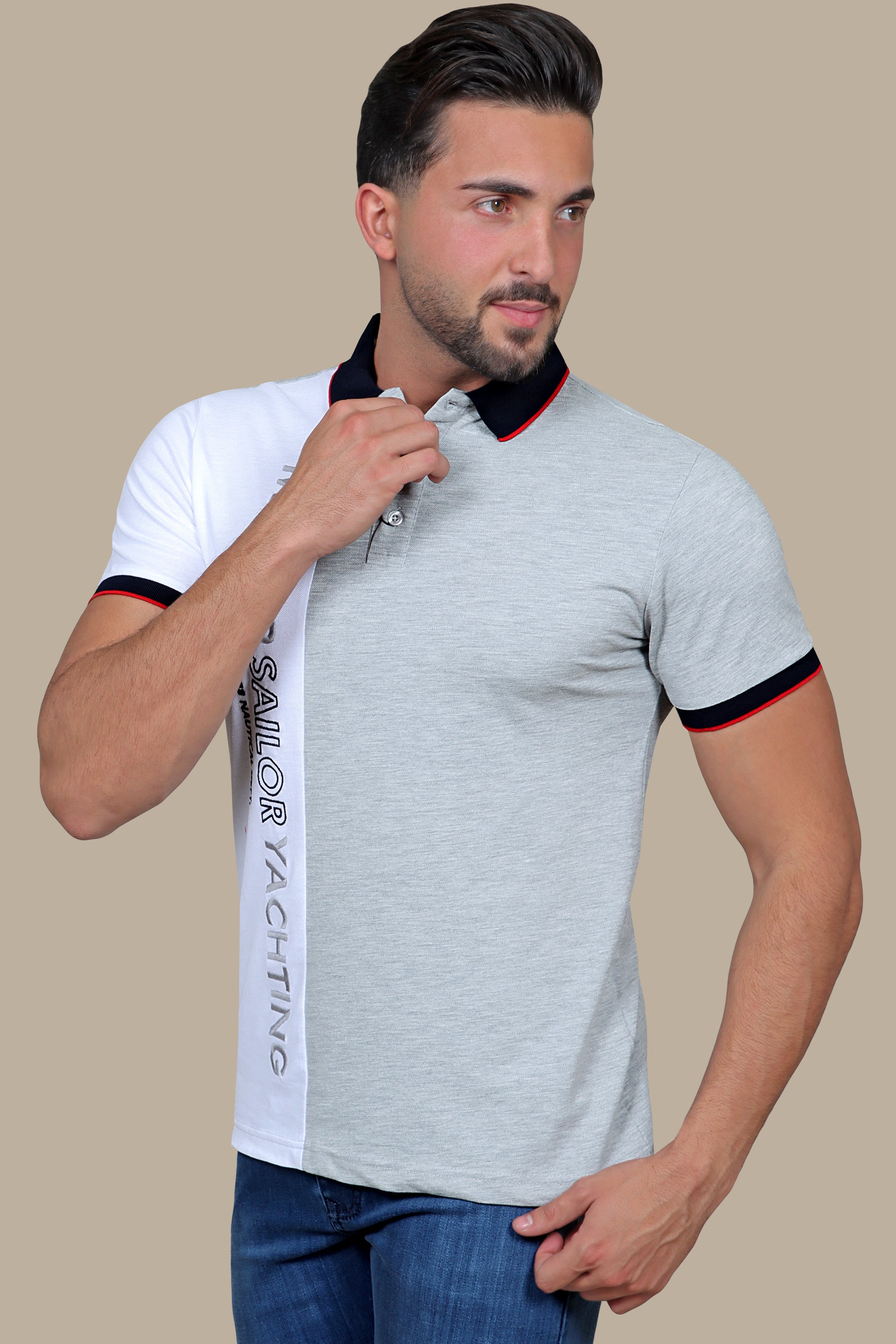 Polo Printed Yachting | White